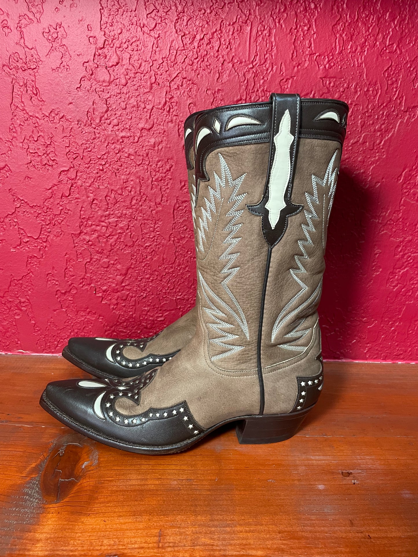 Mocha Nubuck Et Chocolate Retro Cowgirl (Vintage)