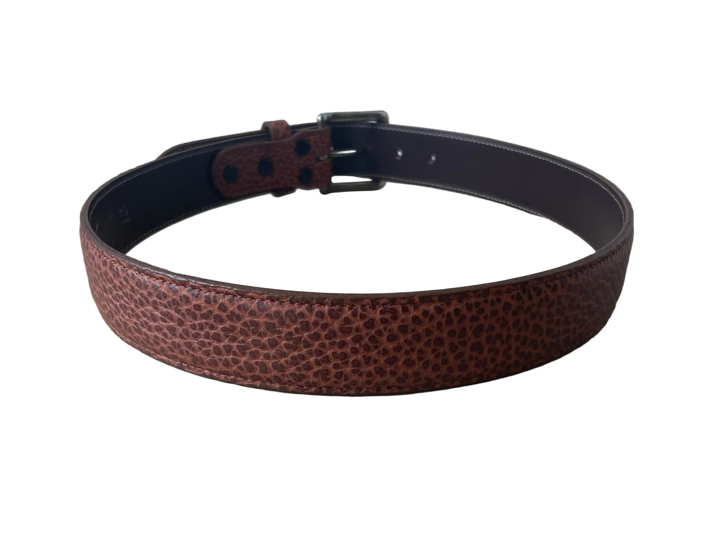 Cognac Bison Belt