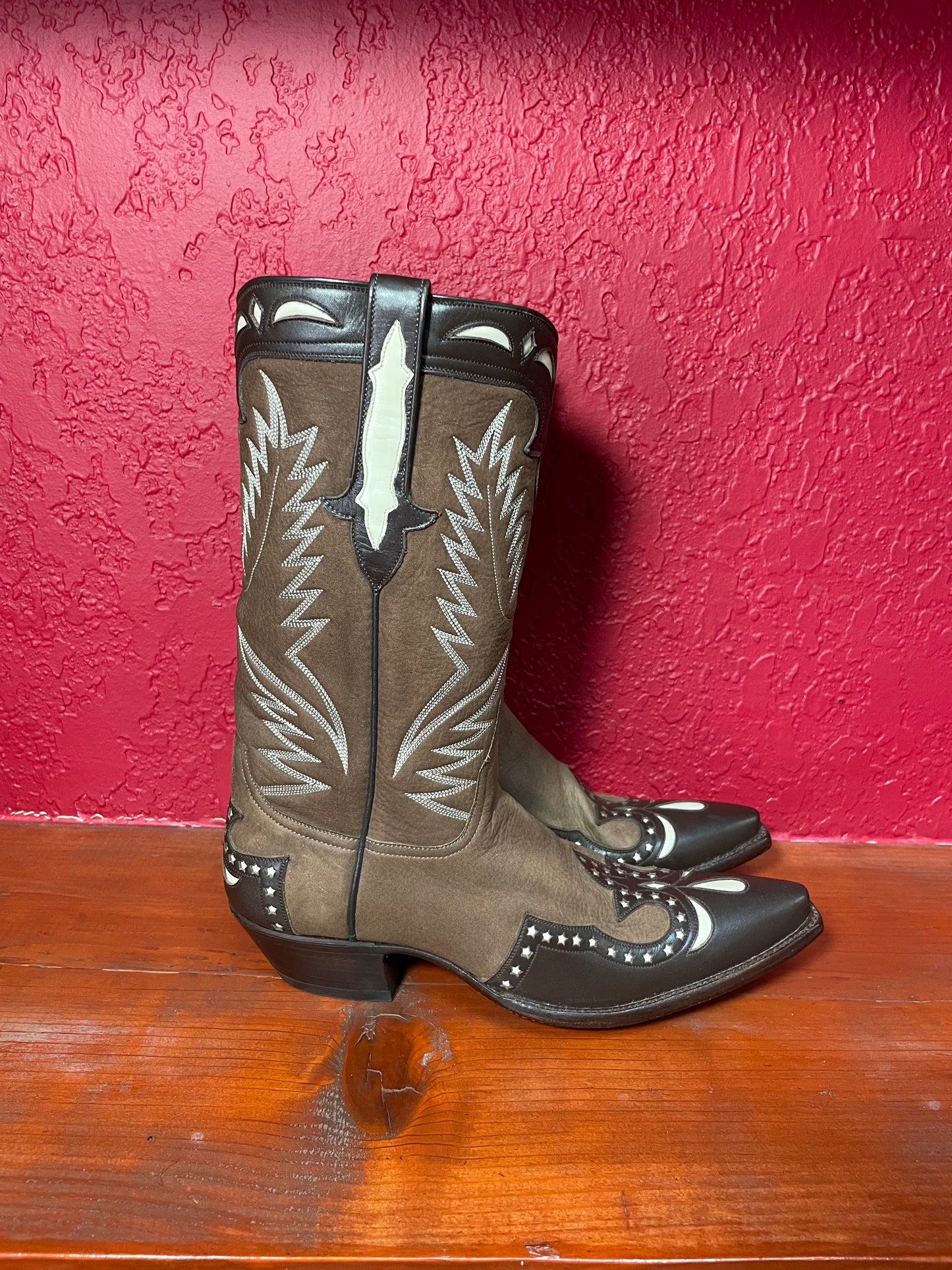 Mocha Nubuck Et Chocolate Retro Cowgirl (Vintage)