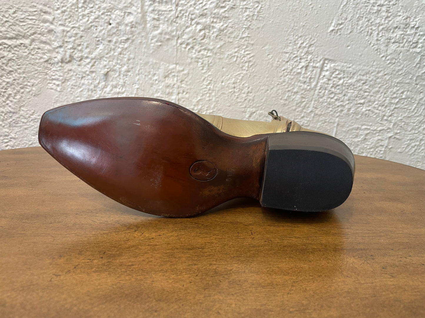 Women’s Calfskin Zip in Metallic Gold
