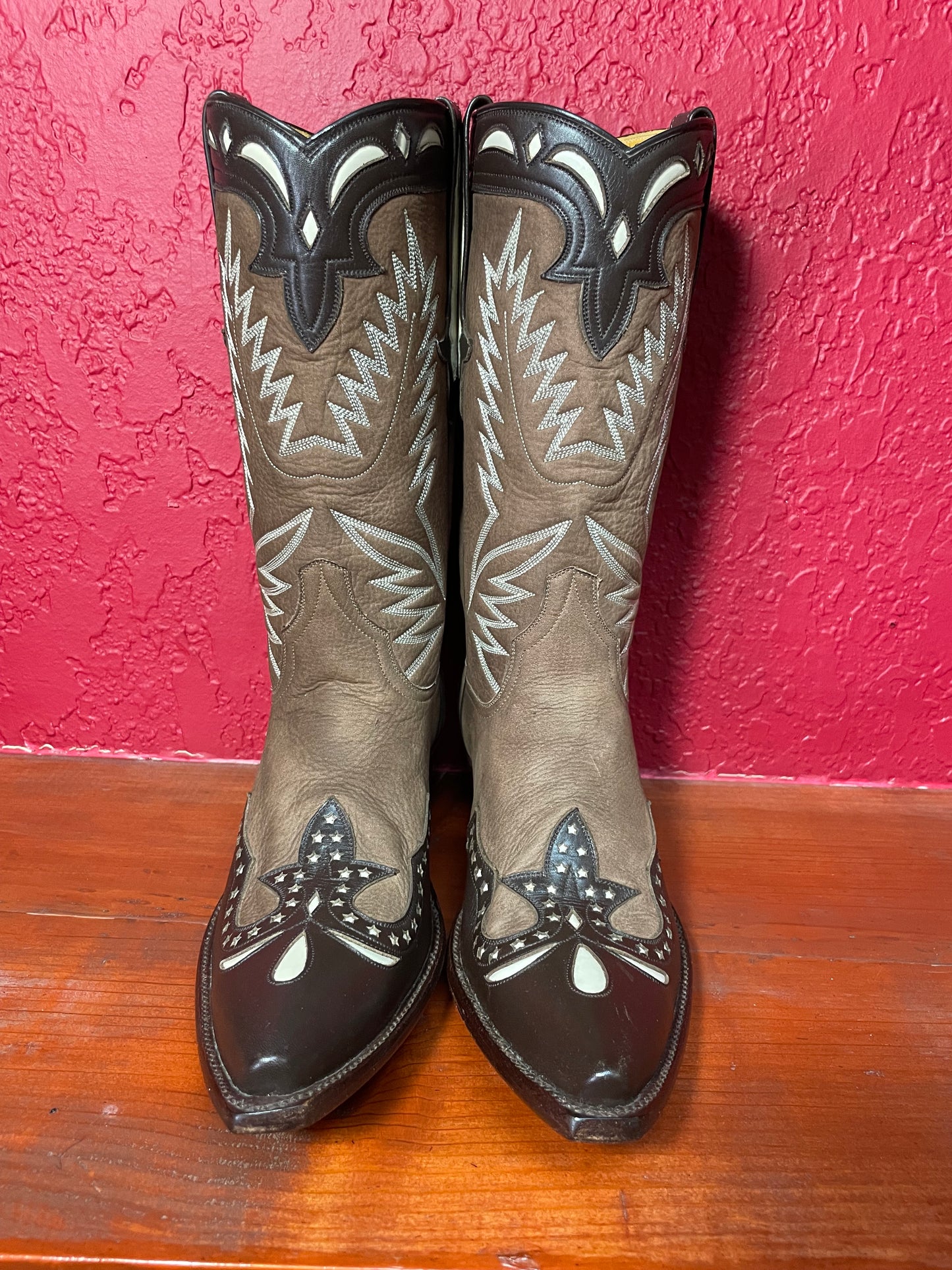 Mocha Nubuck Et Chocolate Retro Cowgirl (Vintage)