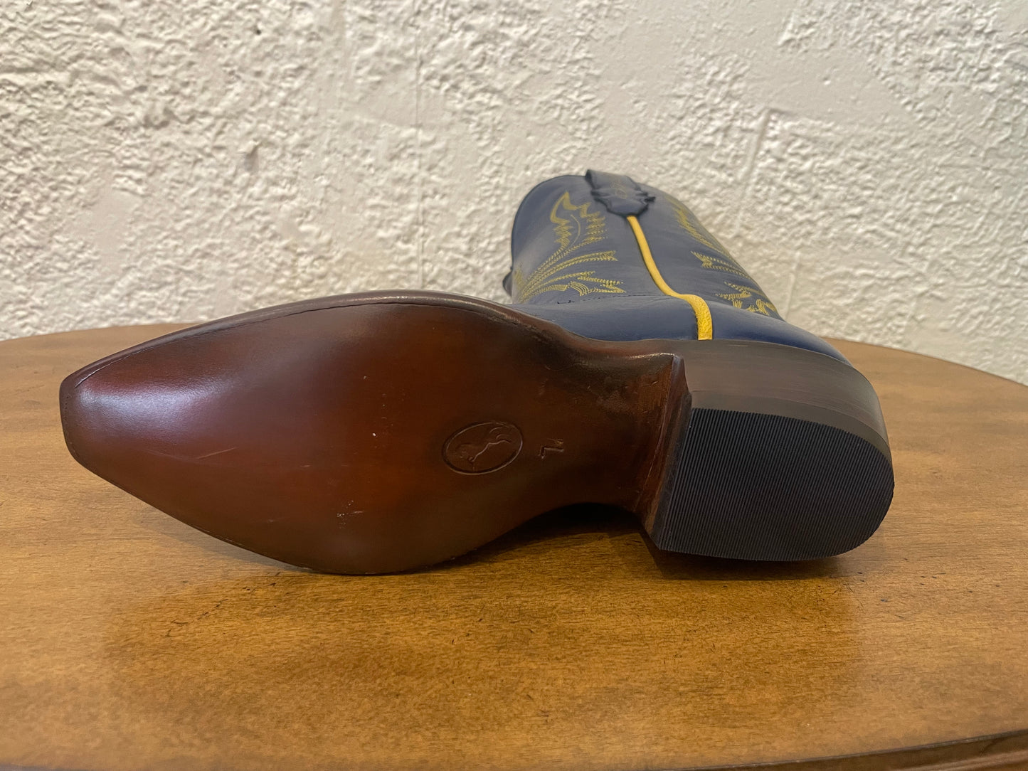 Calfskin Cowgirl in Royal Blue