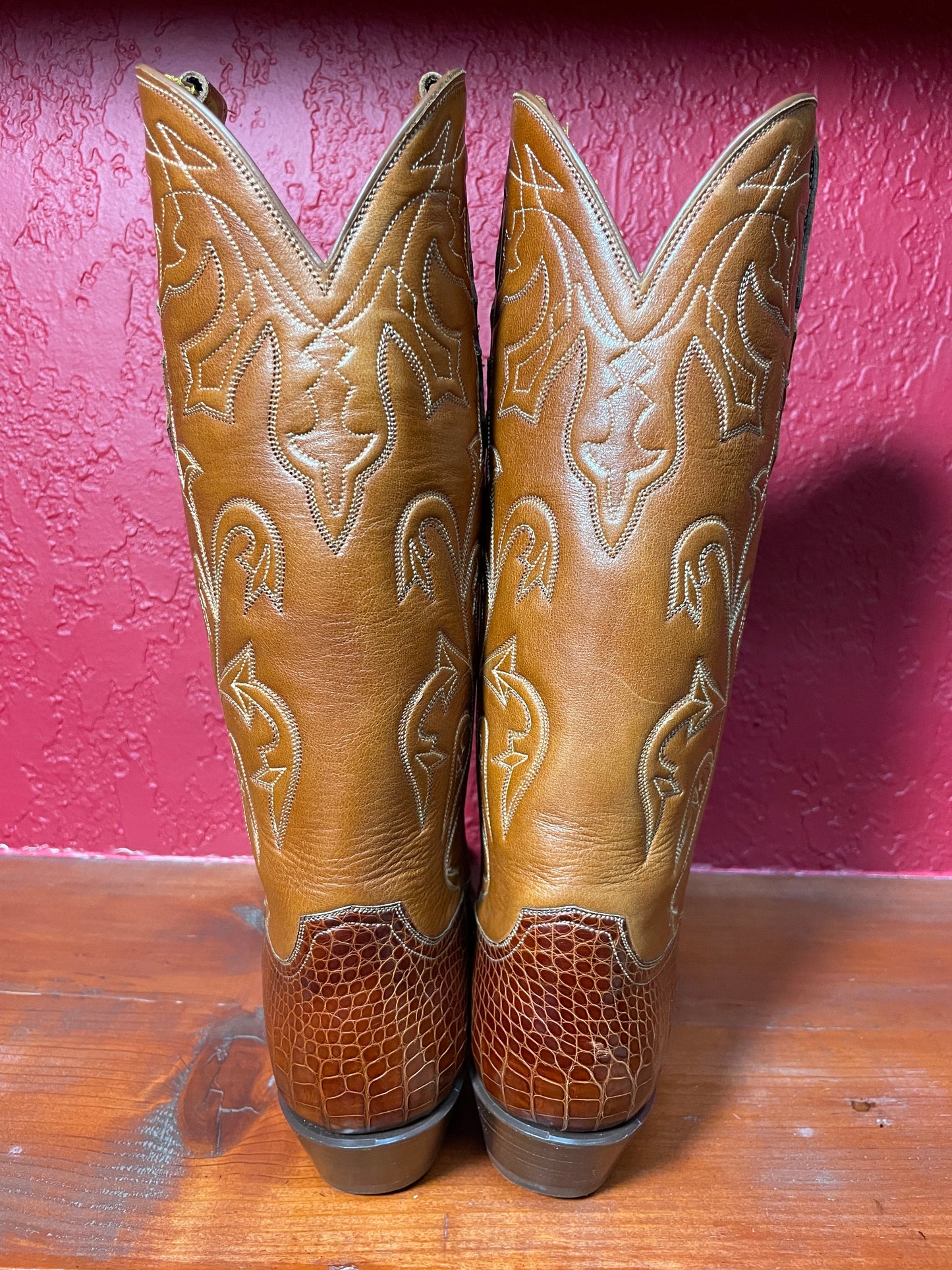 Cognac Alligator Belly Cowgirl (Vintage)