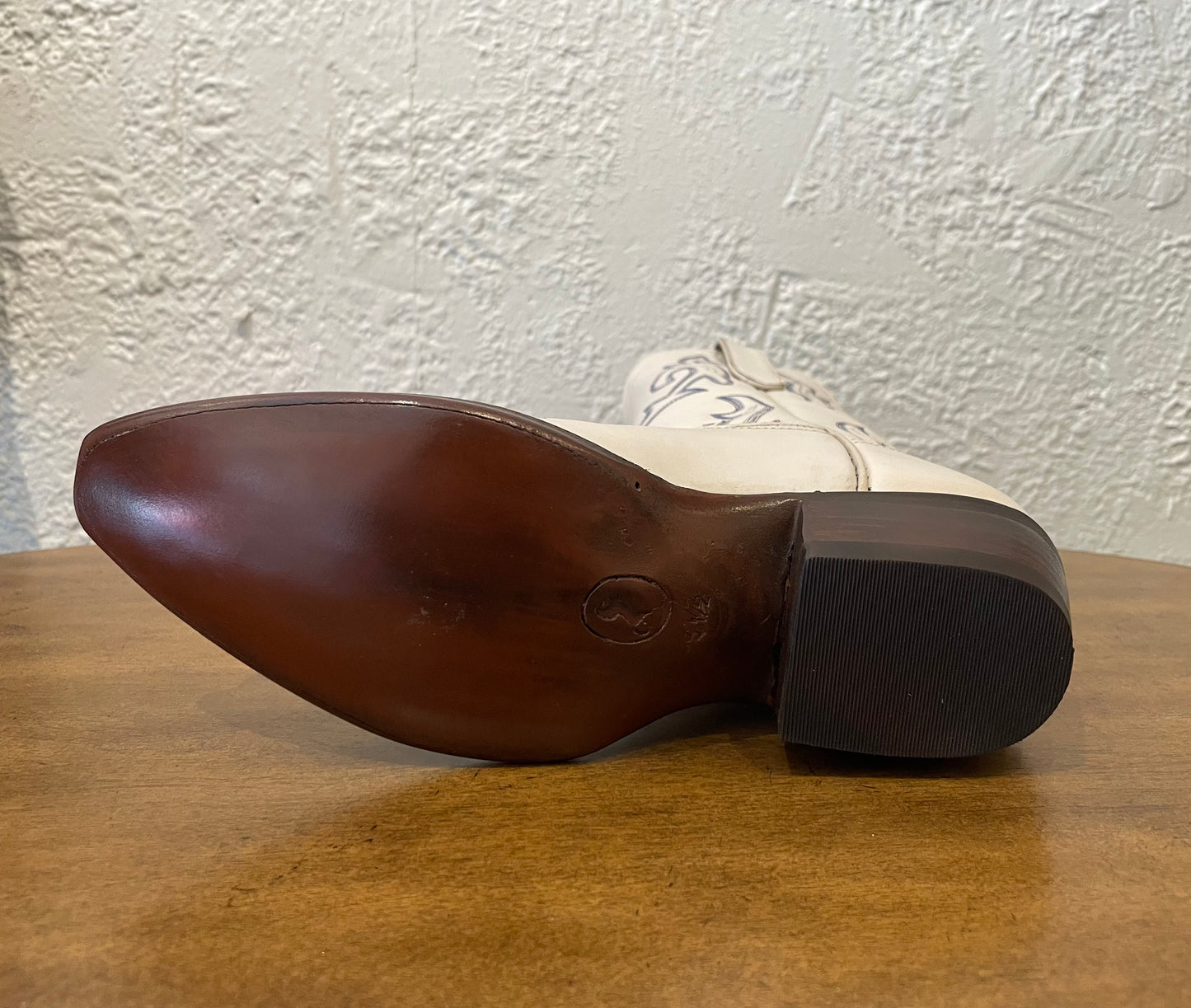 Calfskin Cowgirl in Blanc