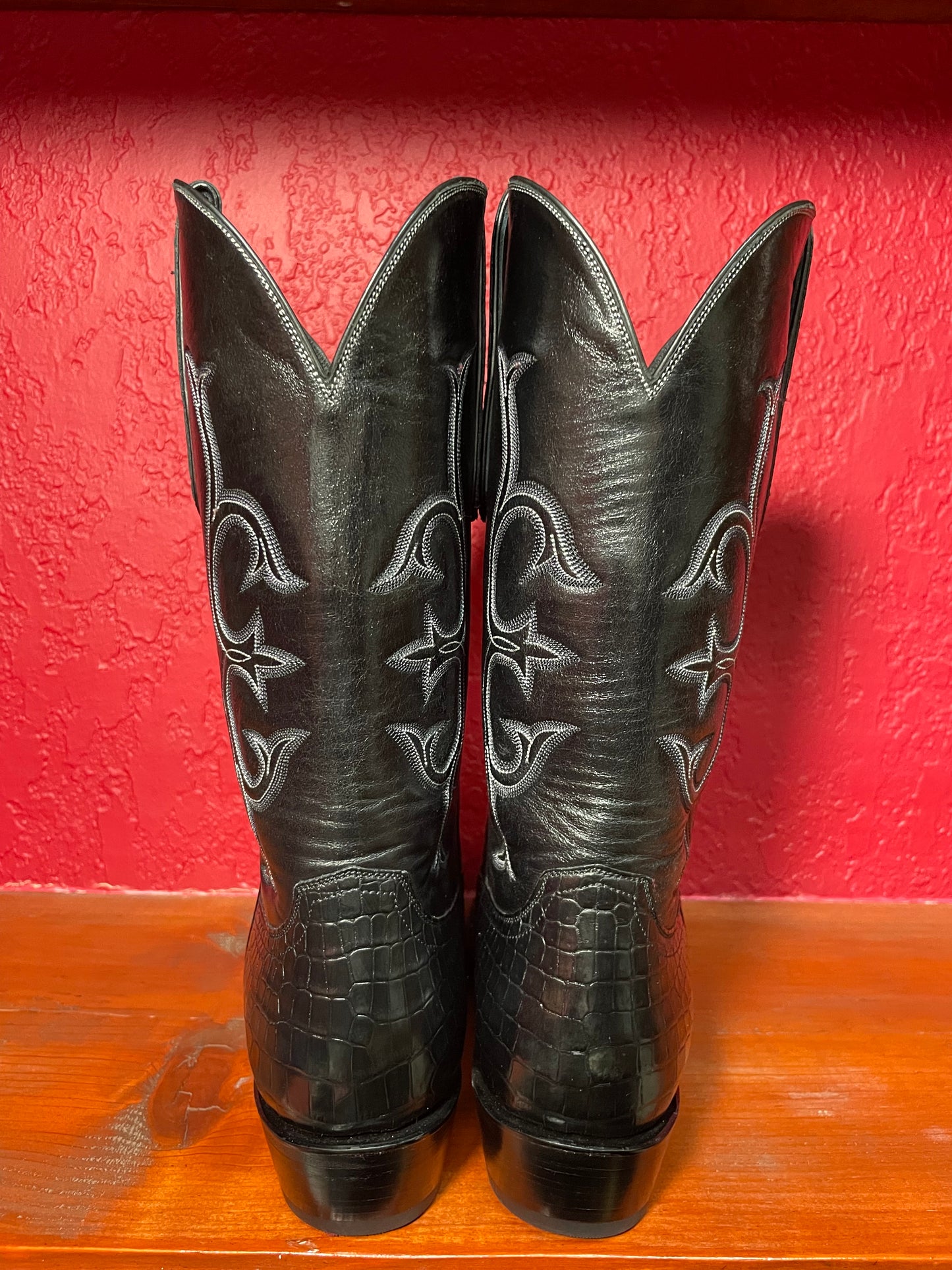 American Alligator Belly Noir Cowboy