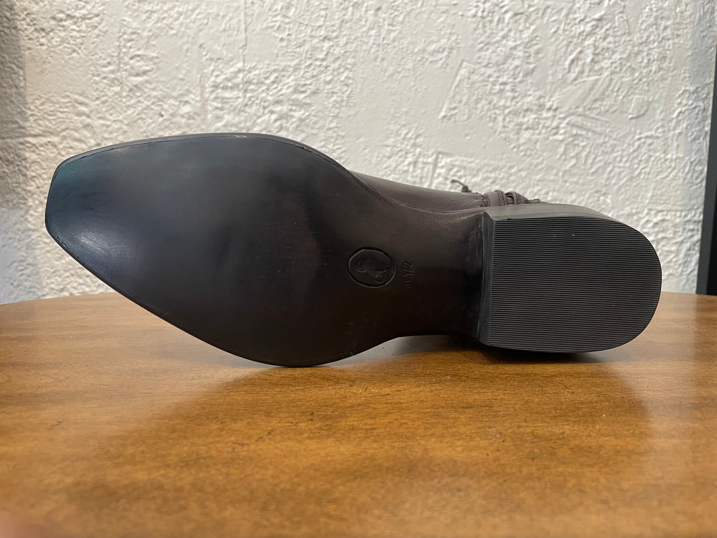 Cheval Zip with Large Gator Trim and Buckstitching in Espresso