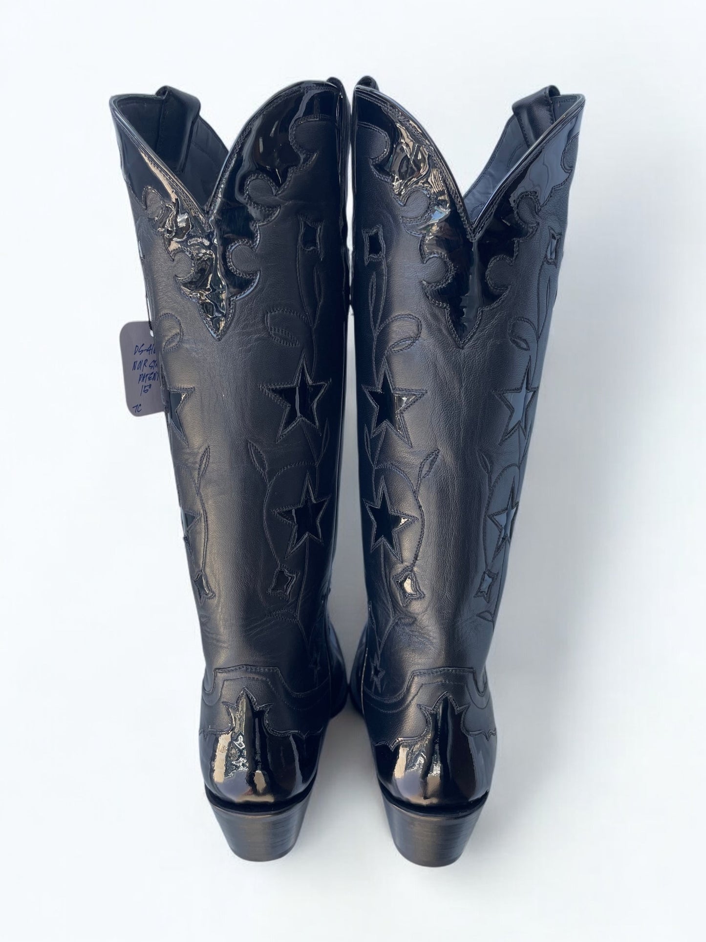 Noir Stars in Patent Cowgirl