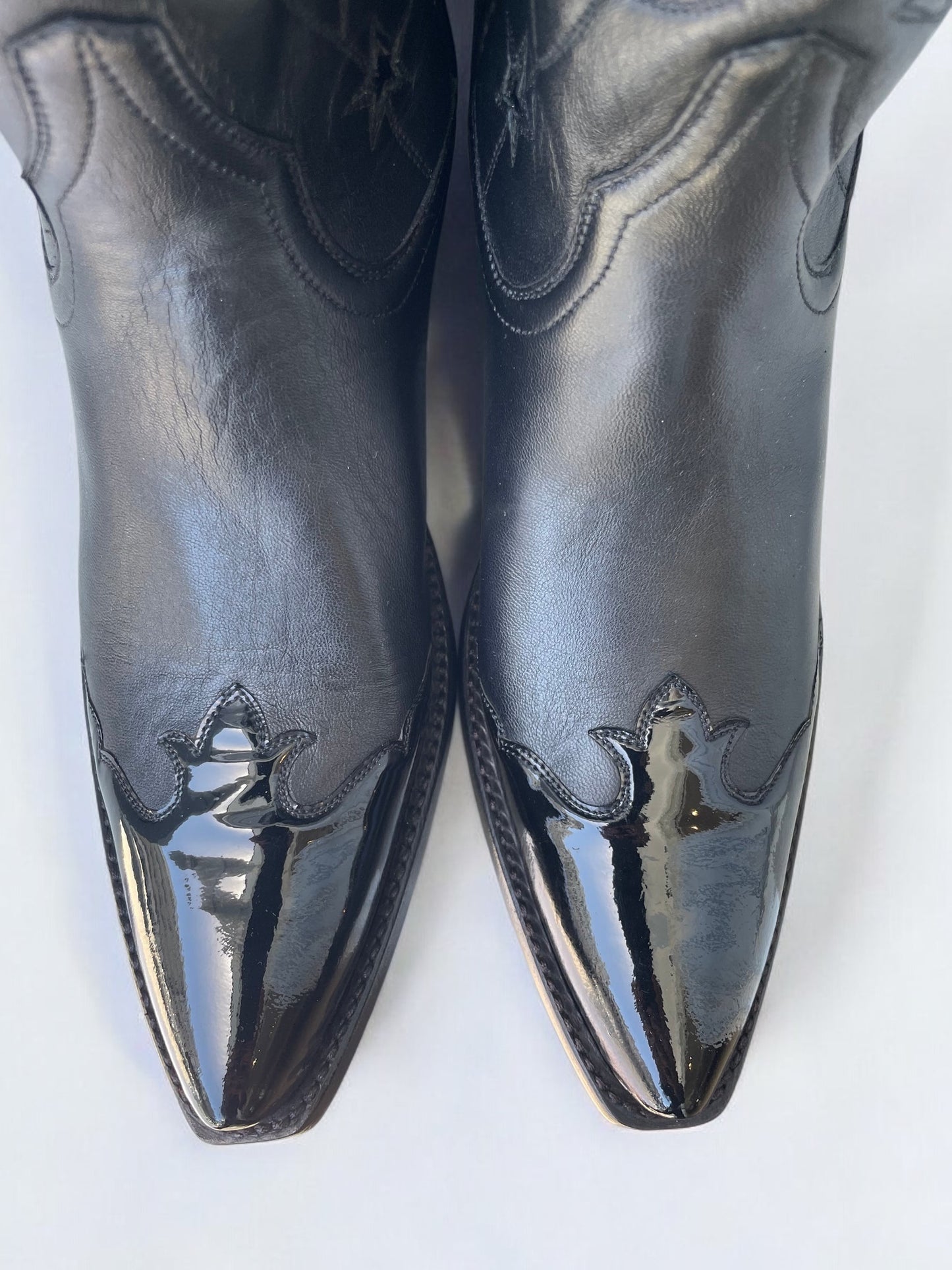 Noir Stars in Patent Cowgirl