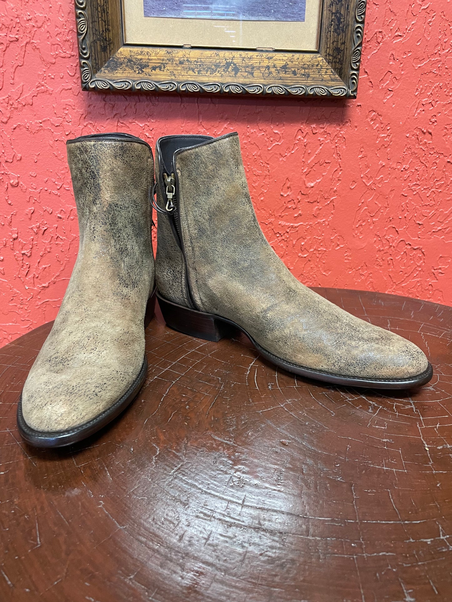 Aged Camelbreak Lambsuede Zorro