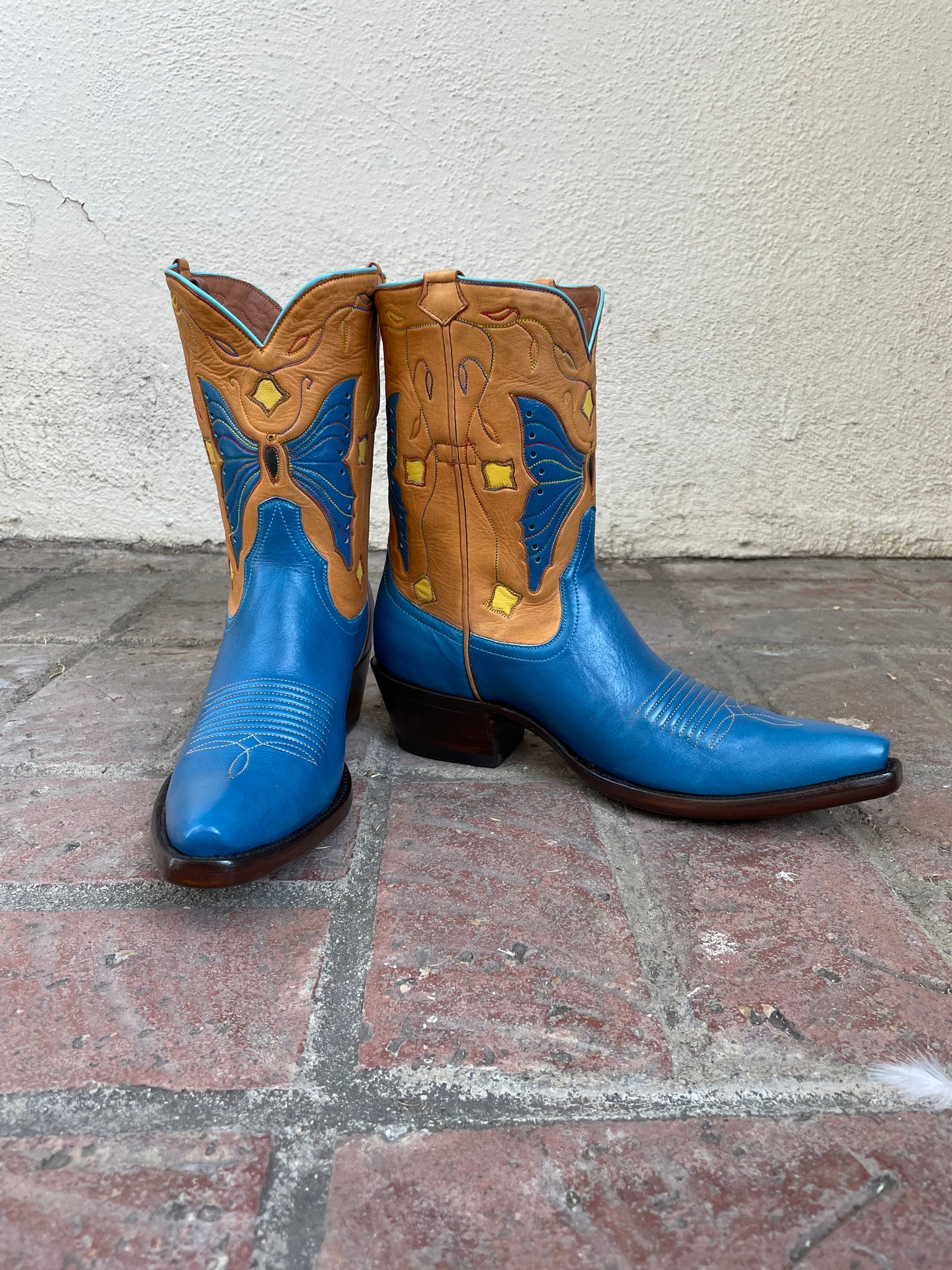 Bleu Papillon Western