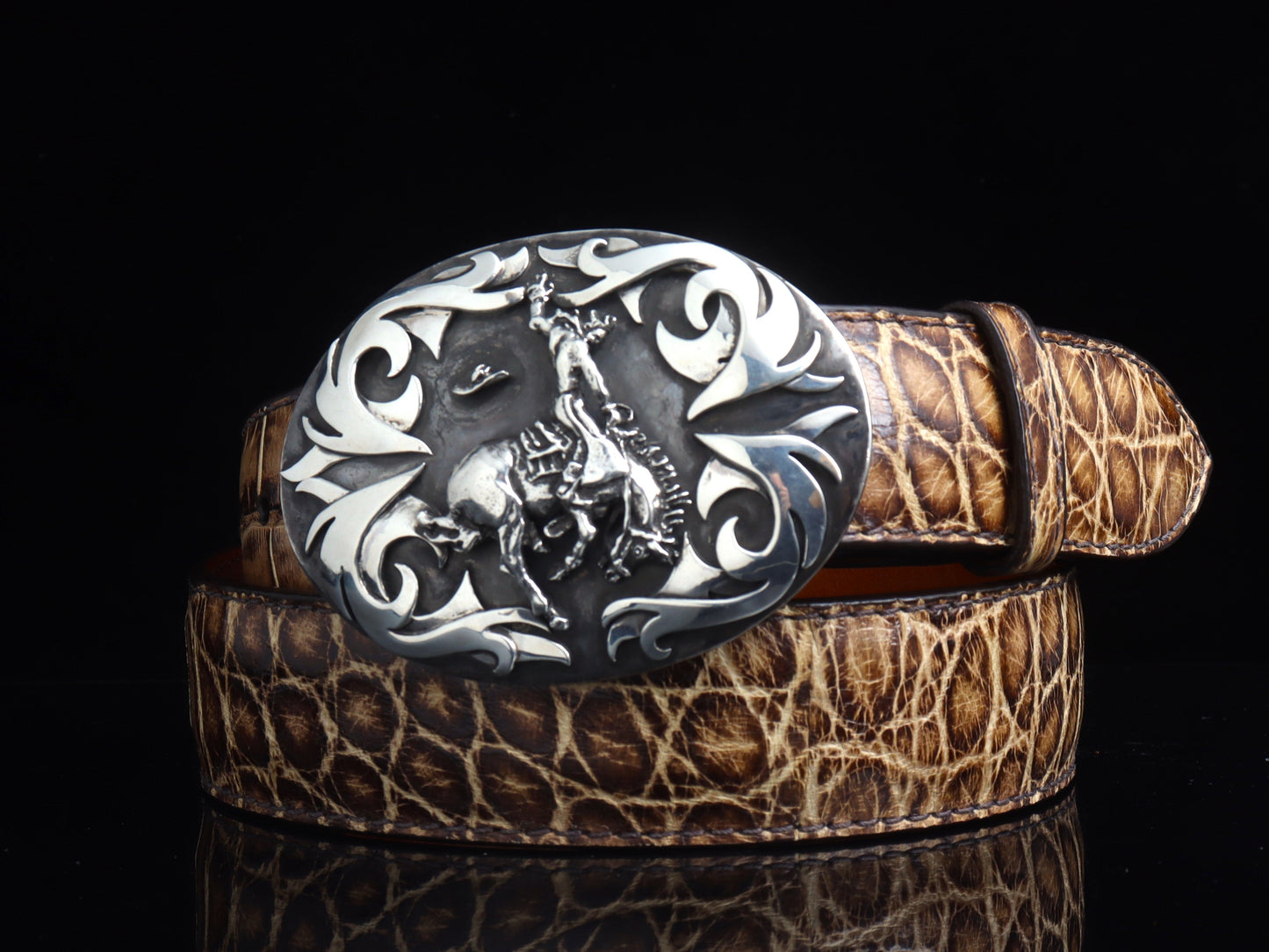 Tribal Bronc Buckle