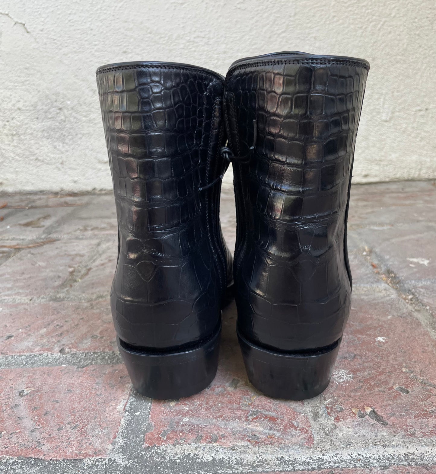 American Alligator Belly Zorro Noir