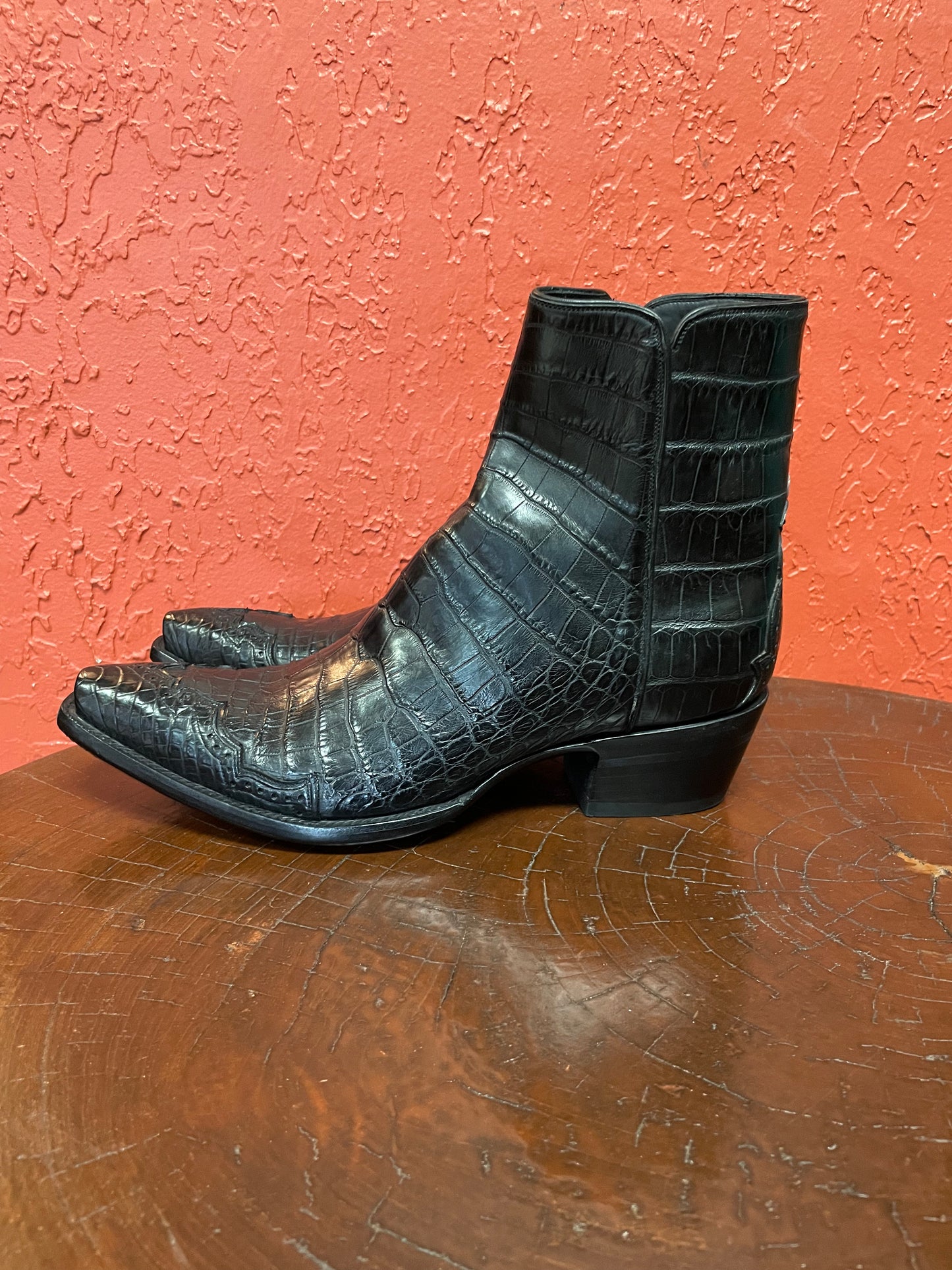 Majestic Noir Alligator Belly Zorro