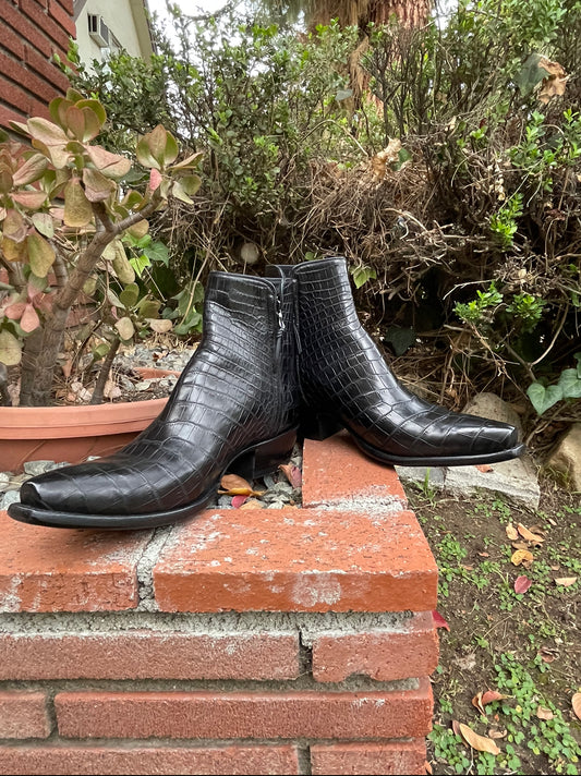 Noir Alligator Belly Zorro