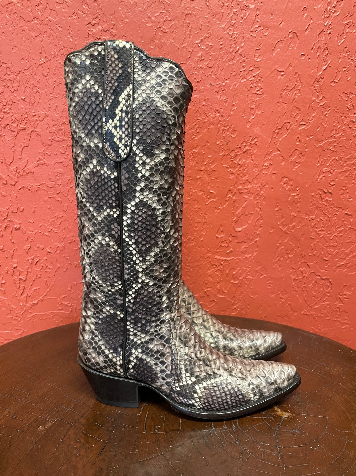 Crème Et Chocolate Python Tall ZG Cowgirl