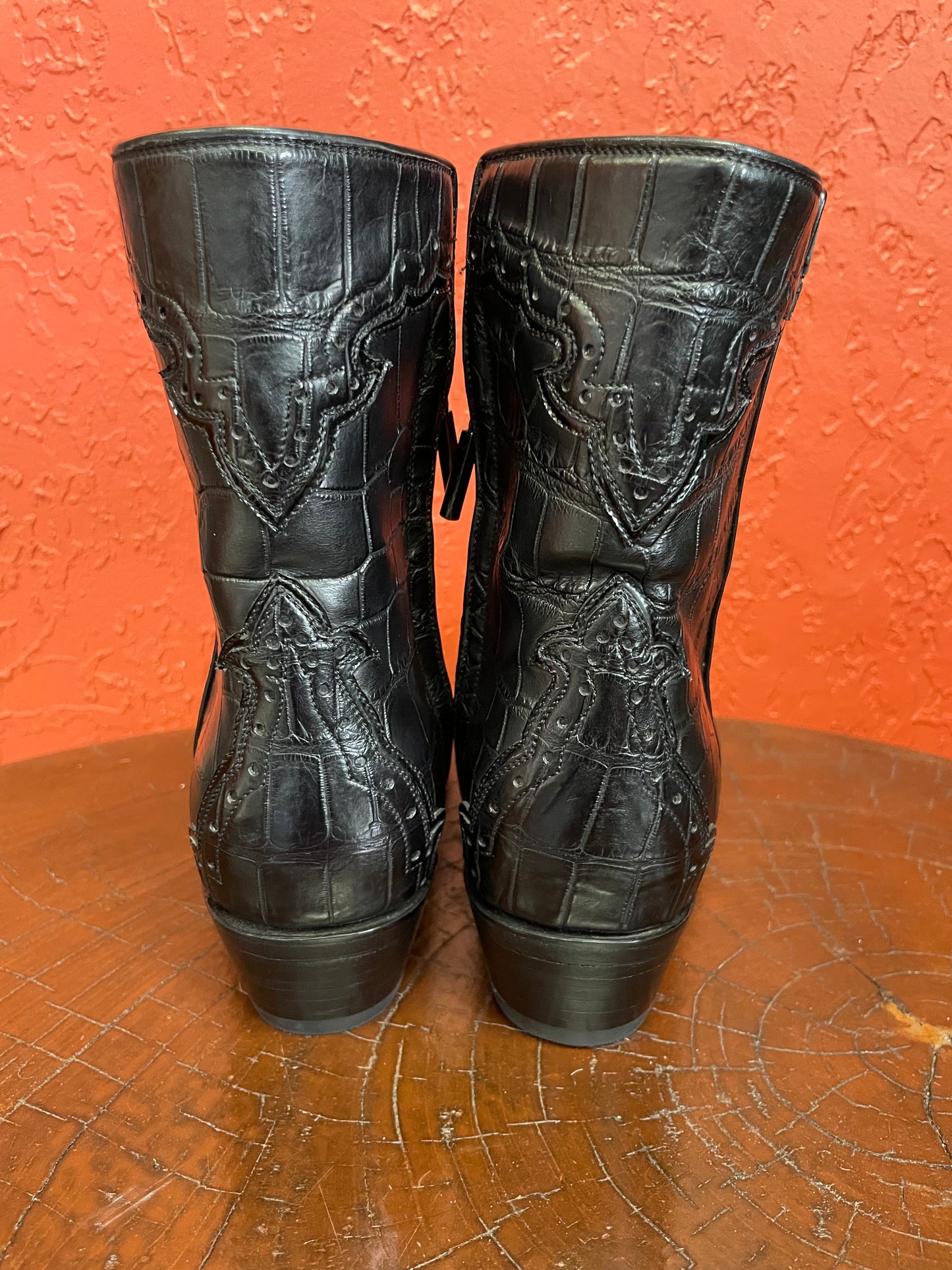 Majestic Alligator Belly Noir Zorro