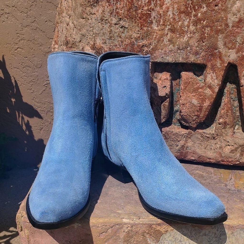 Sky Blue Suede Zorro