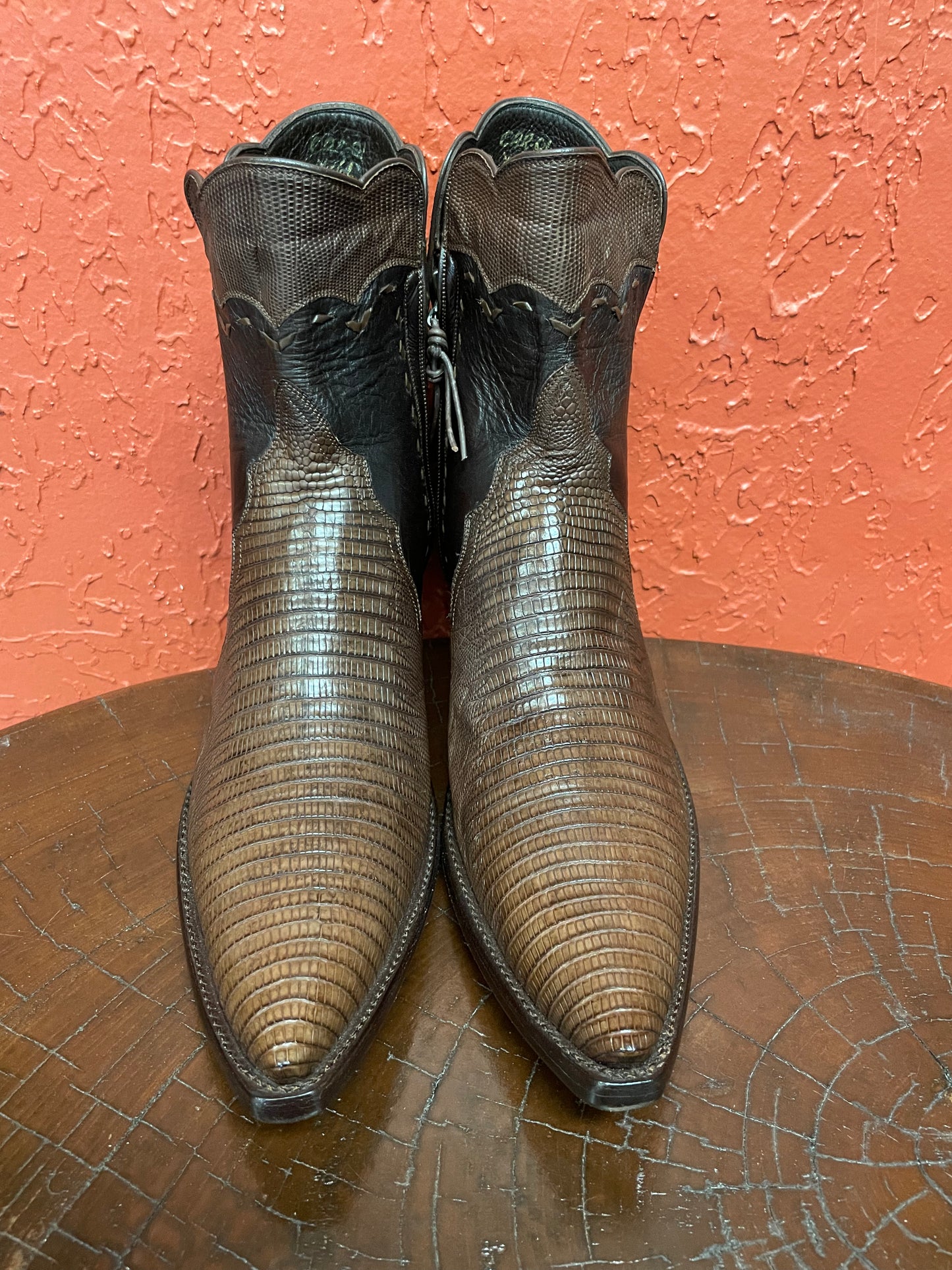 Femme Cafe Teju Lizard Et Espresso Italien Calf ZG