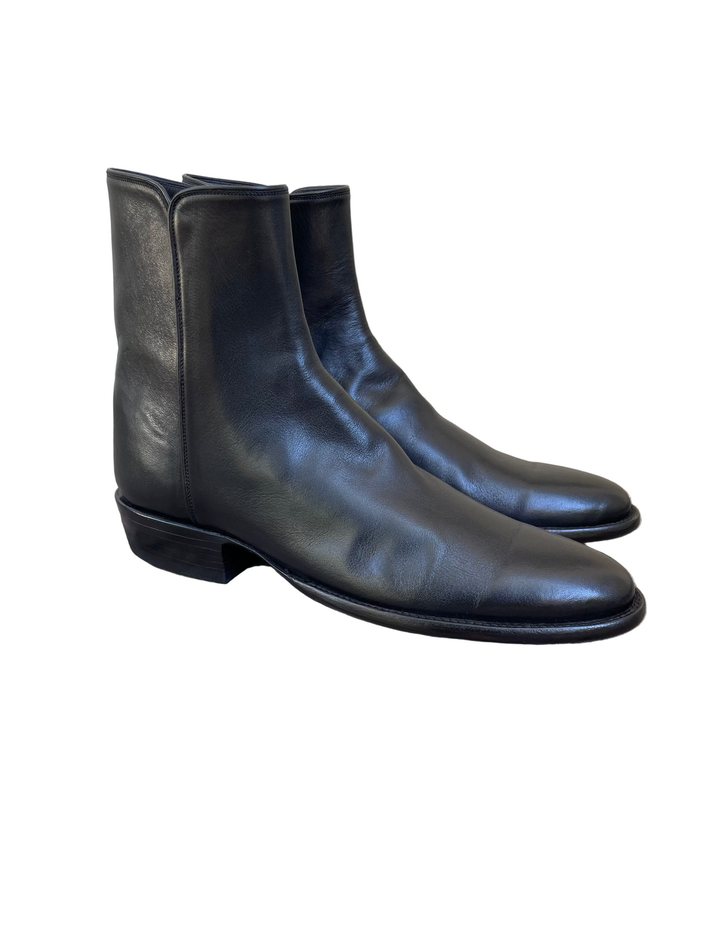 Calfskin Zip in Noir