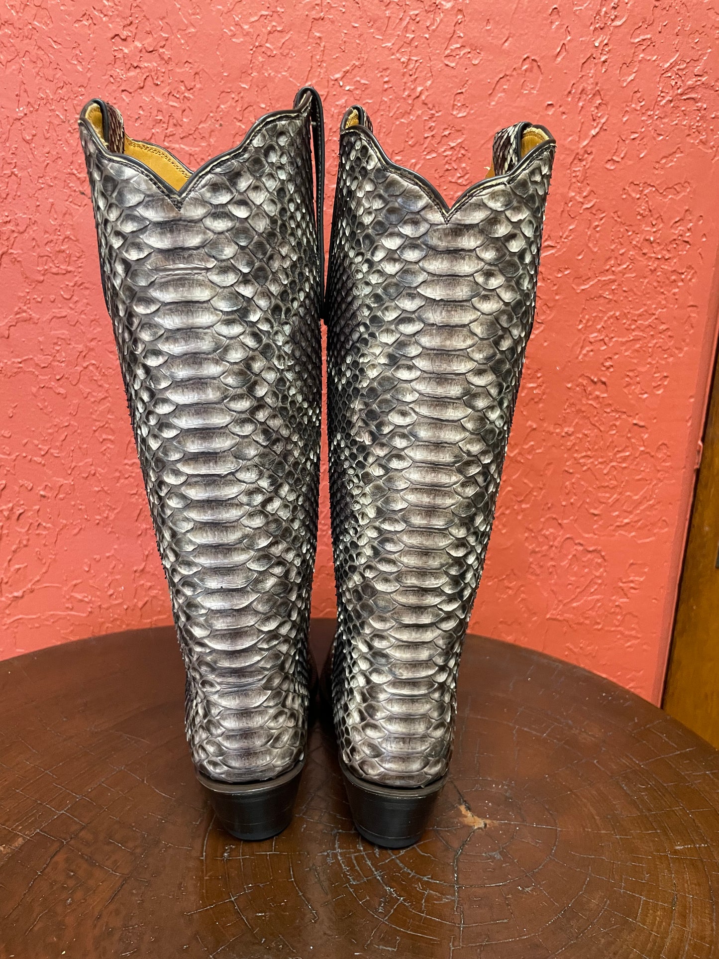 Crème Et Chocolate Python Tall ZG Cowgirl