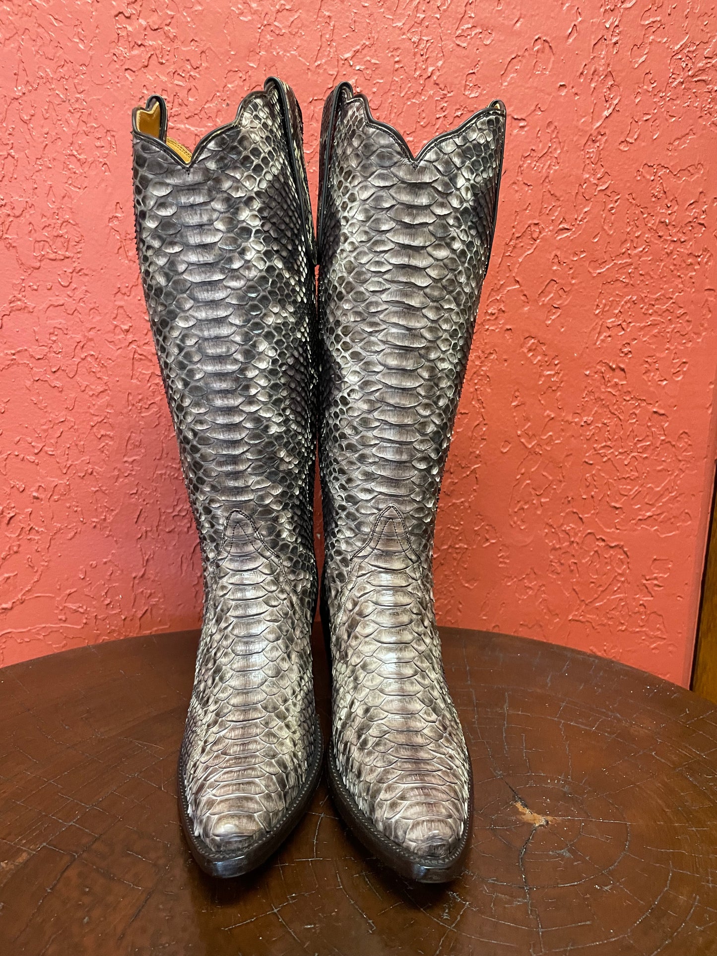 Crème Et Chocolate Python Tall ZG Cowgirl