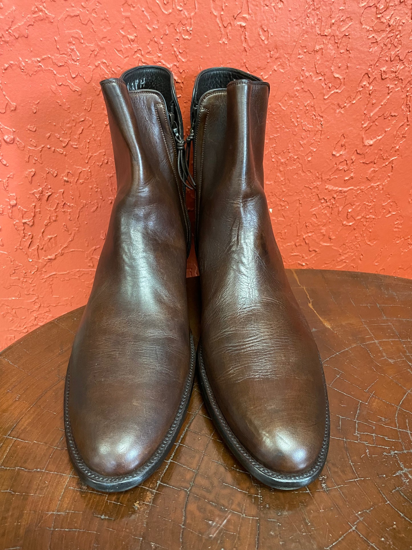 Brompton Brown Zip Boot