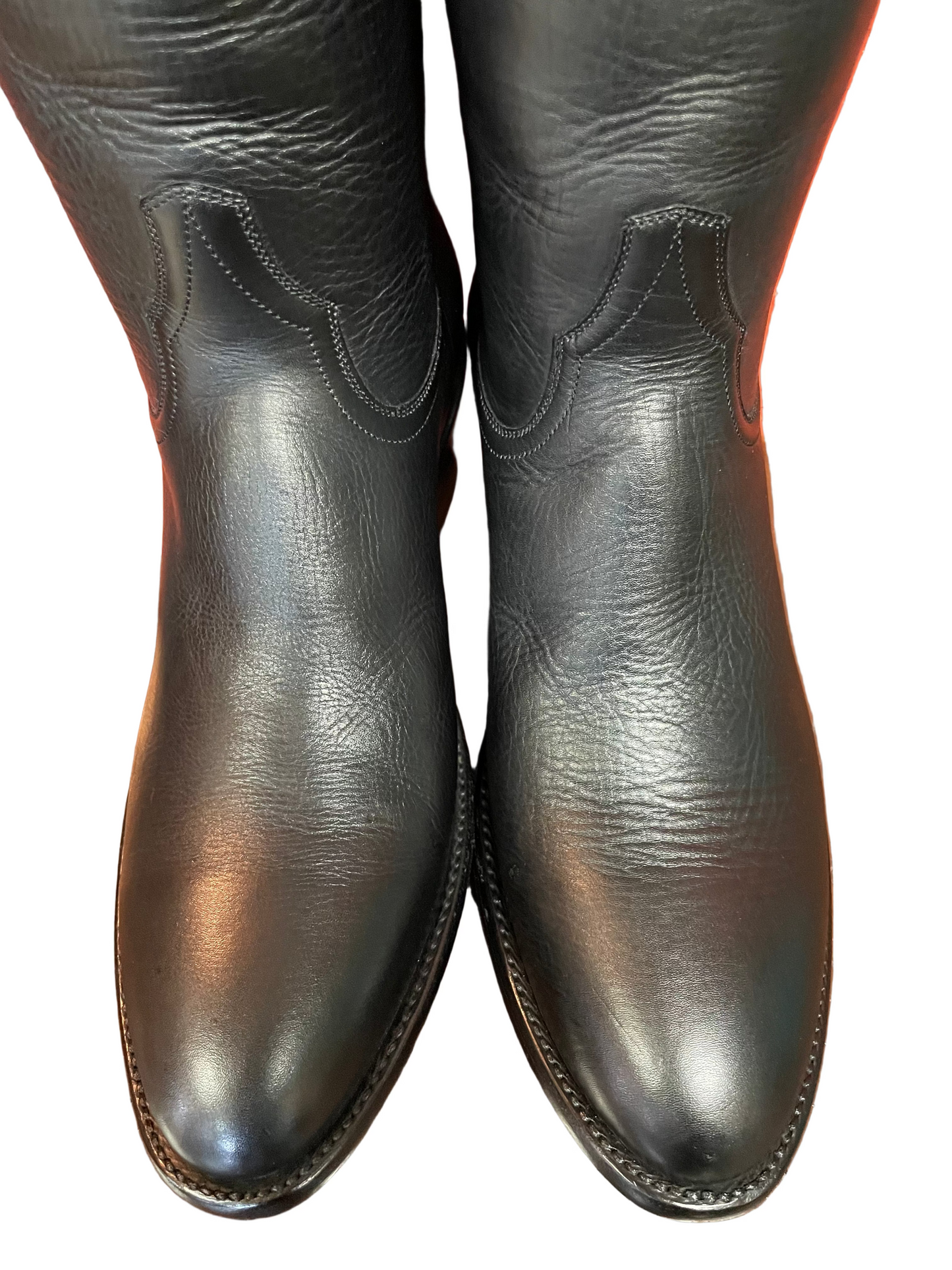 Calfskin Cowboy in Noir