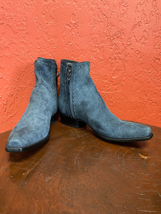 Aged Blue Lambsuede Zorro