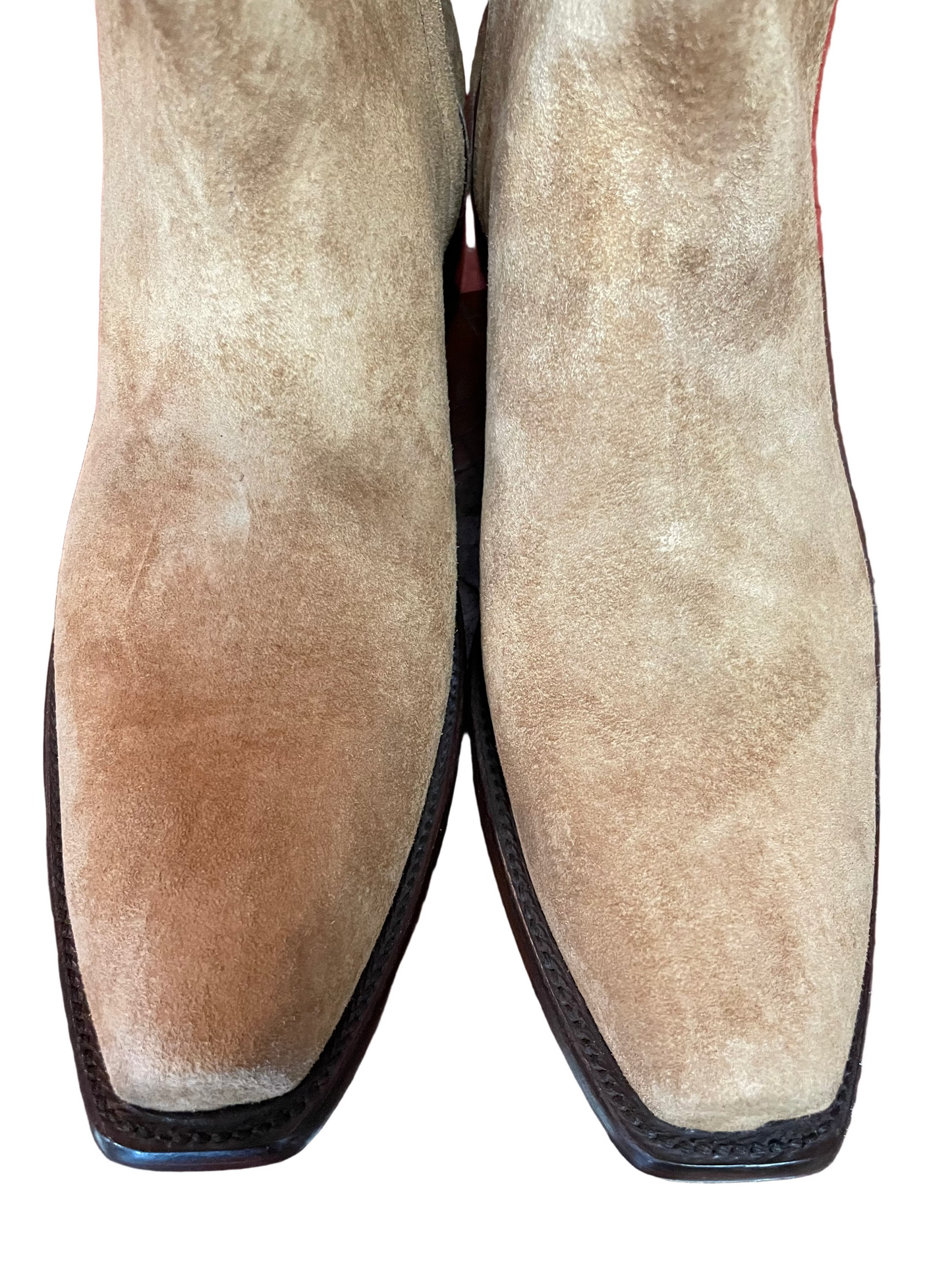 Camel Pigskin Zip Boot