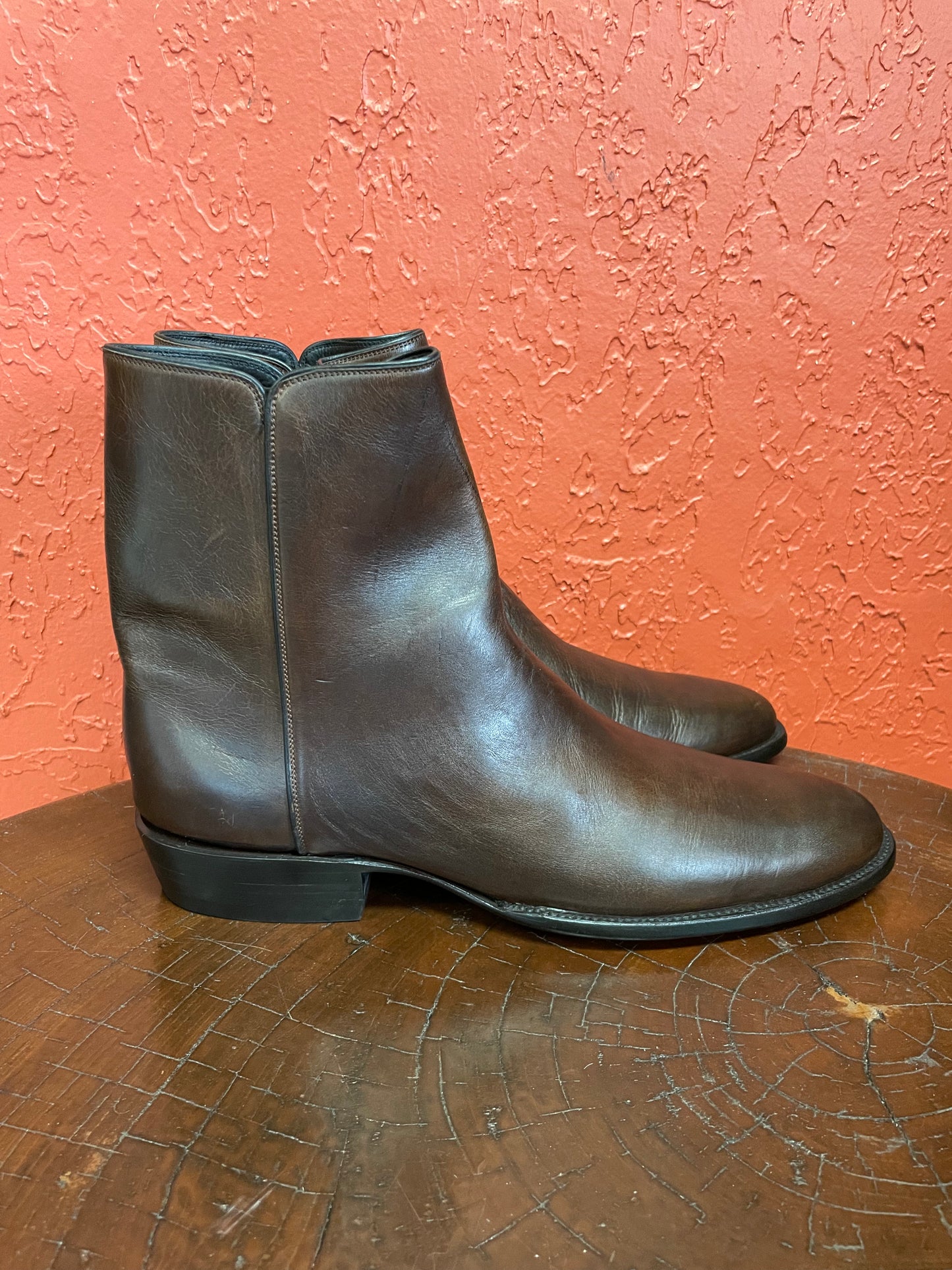 Brompton Brown Zip Boot