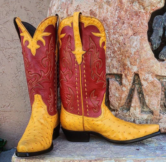 Dijon Ostrich Western