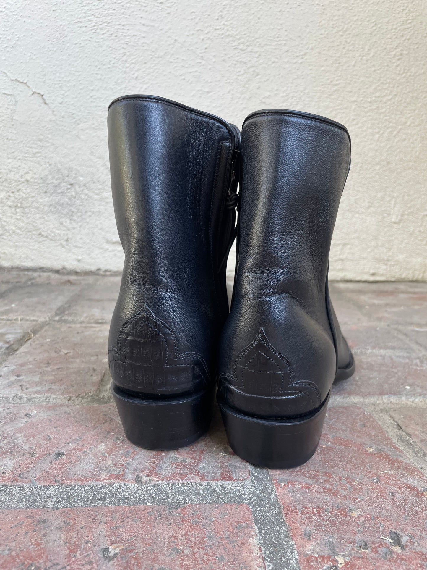 Noir Calfskin with Caiman Zorro