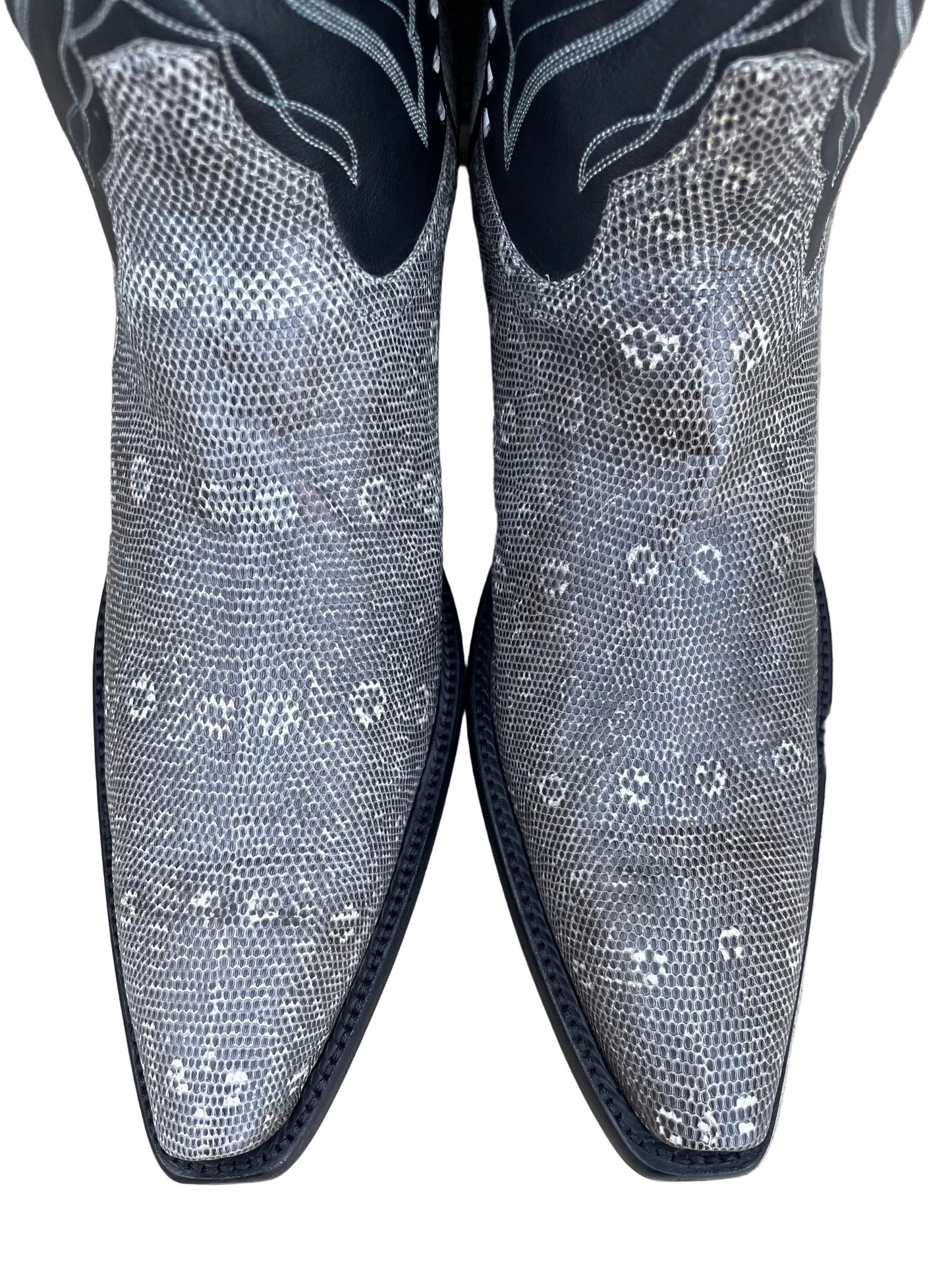 Natural Ringtail Lizard Cowboy Boot