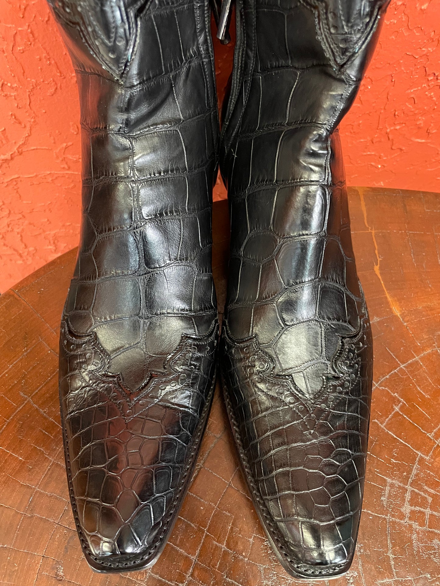 Majestic Alligator Belly Noir Zorro