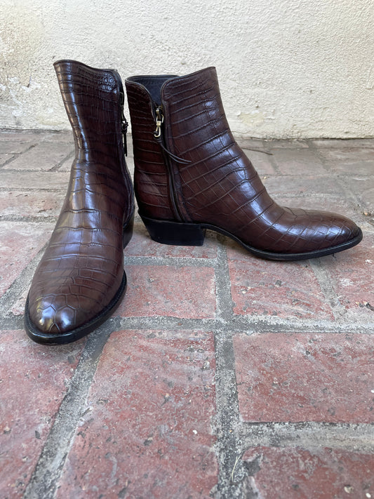 Amaretto American Alligator Belly Zorro