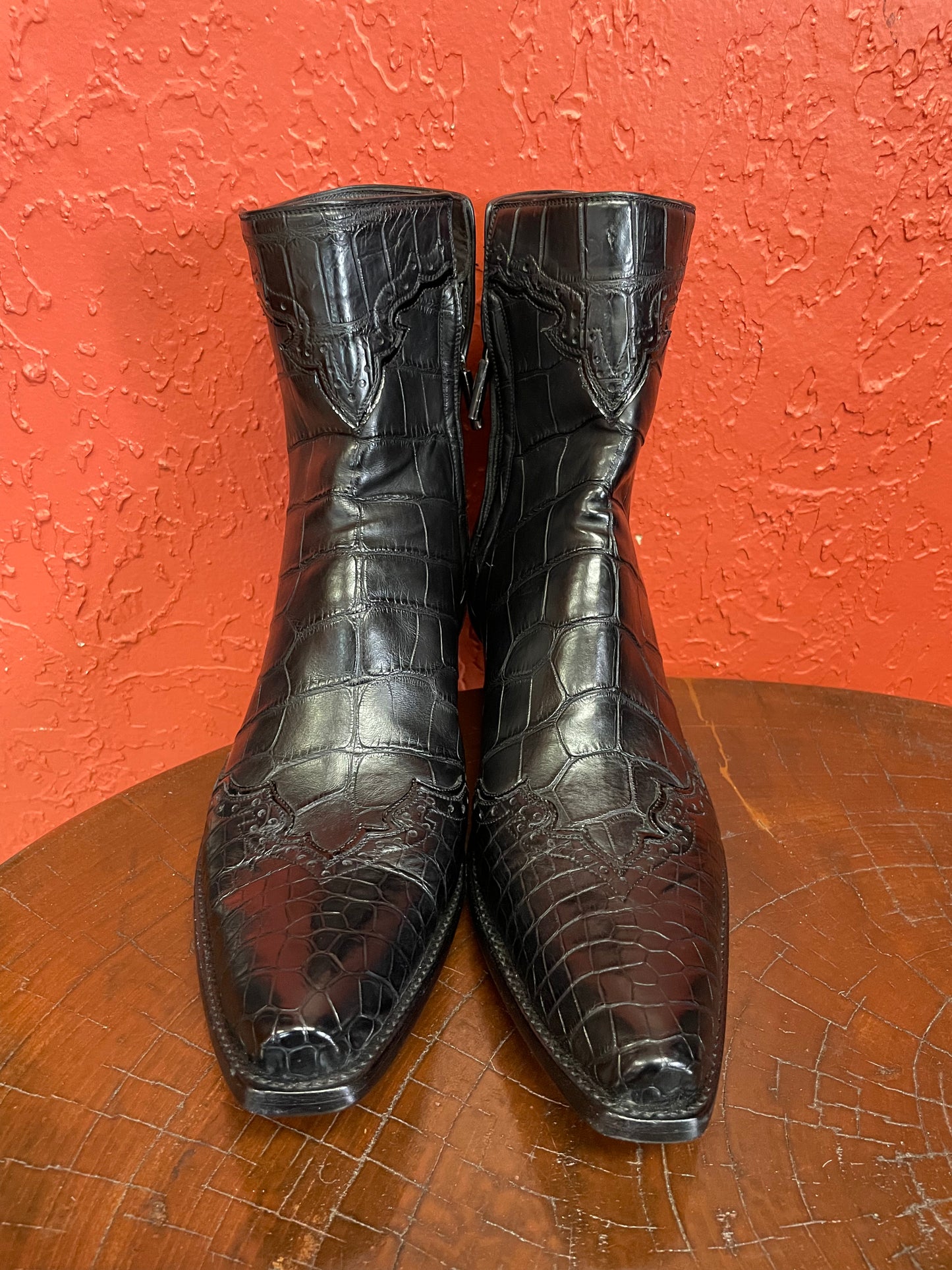 Majestic Alligator Belly Noir Zorro