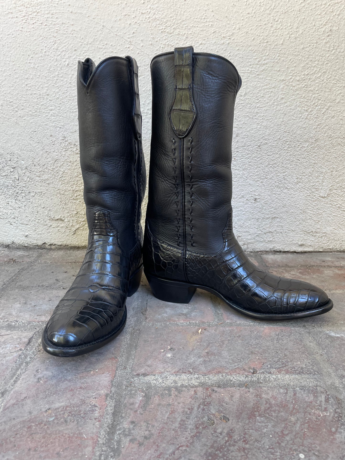 Western Noir Classique American Alligator