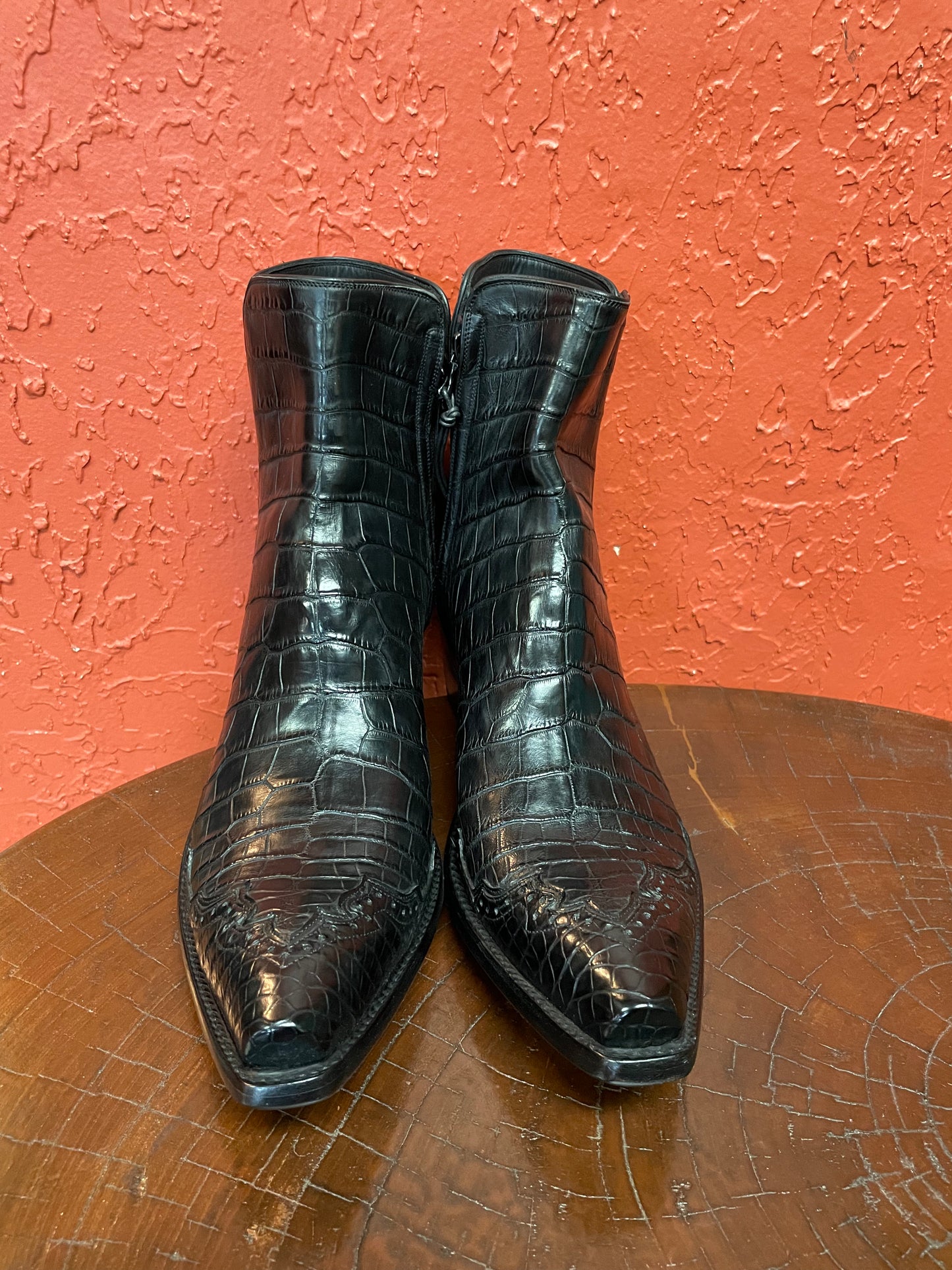 Majestic Noir Alligator Belly Zorro