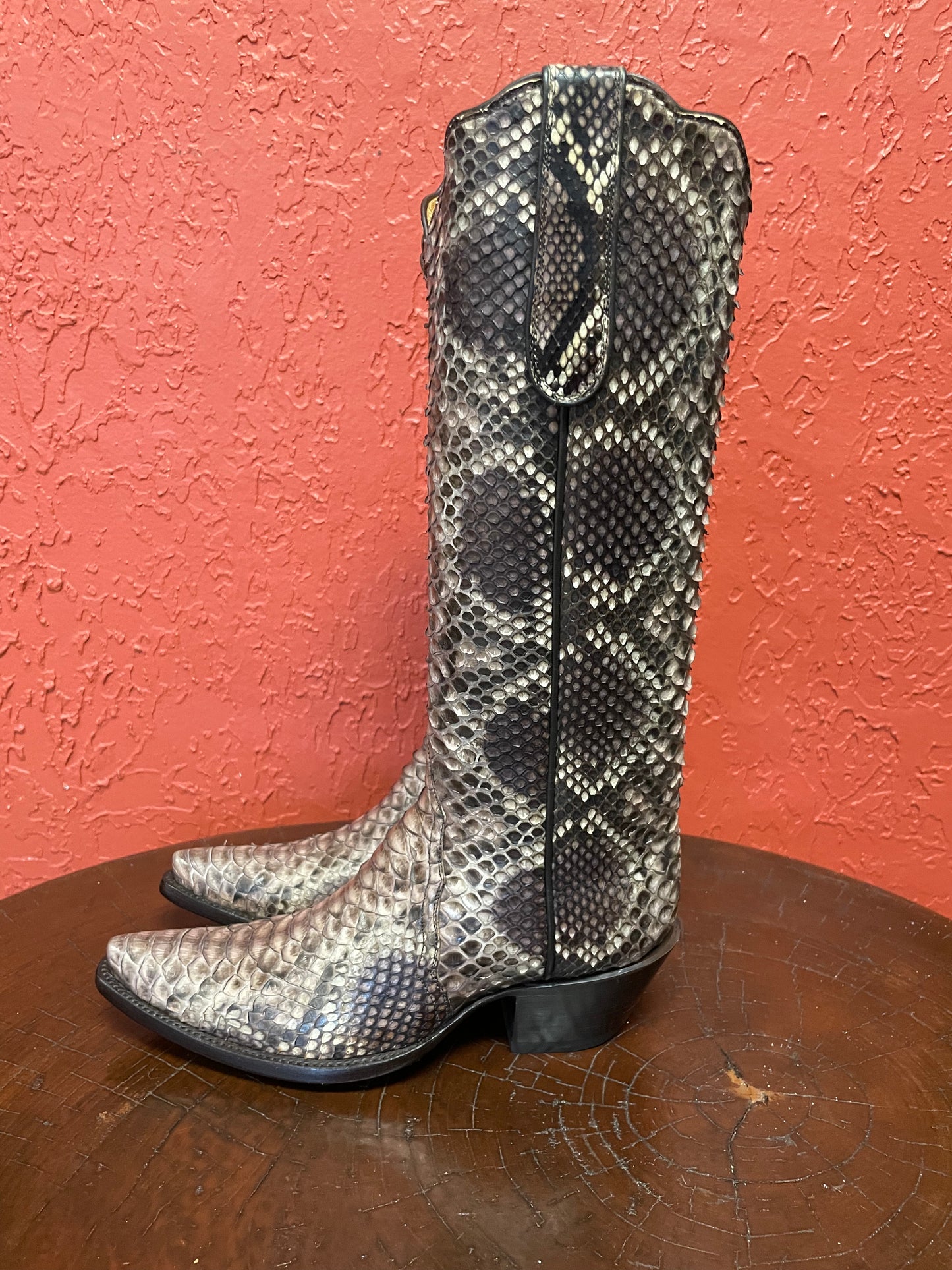 Crème Et Chocolate Python Tall ZG Cowgirl