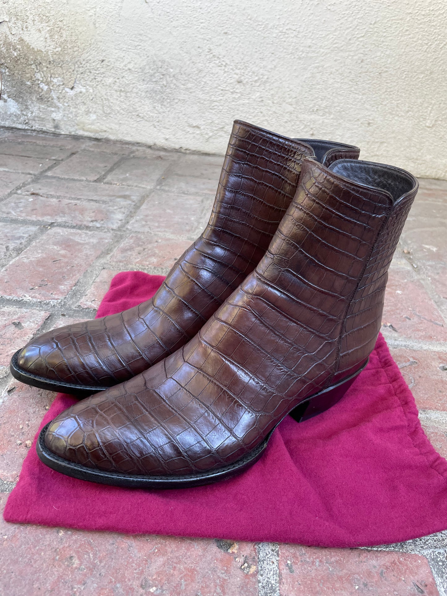 Amaretto American Alligator Belly Zorro