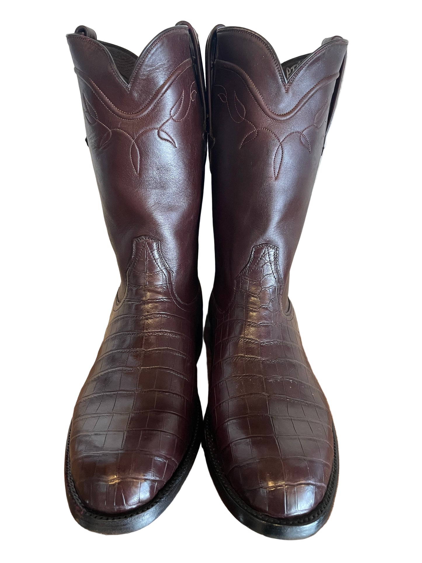 Nile Crocodile Belly Roper in Chocolate