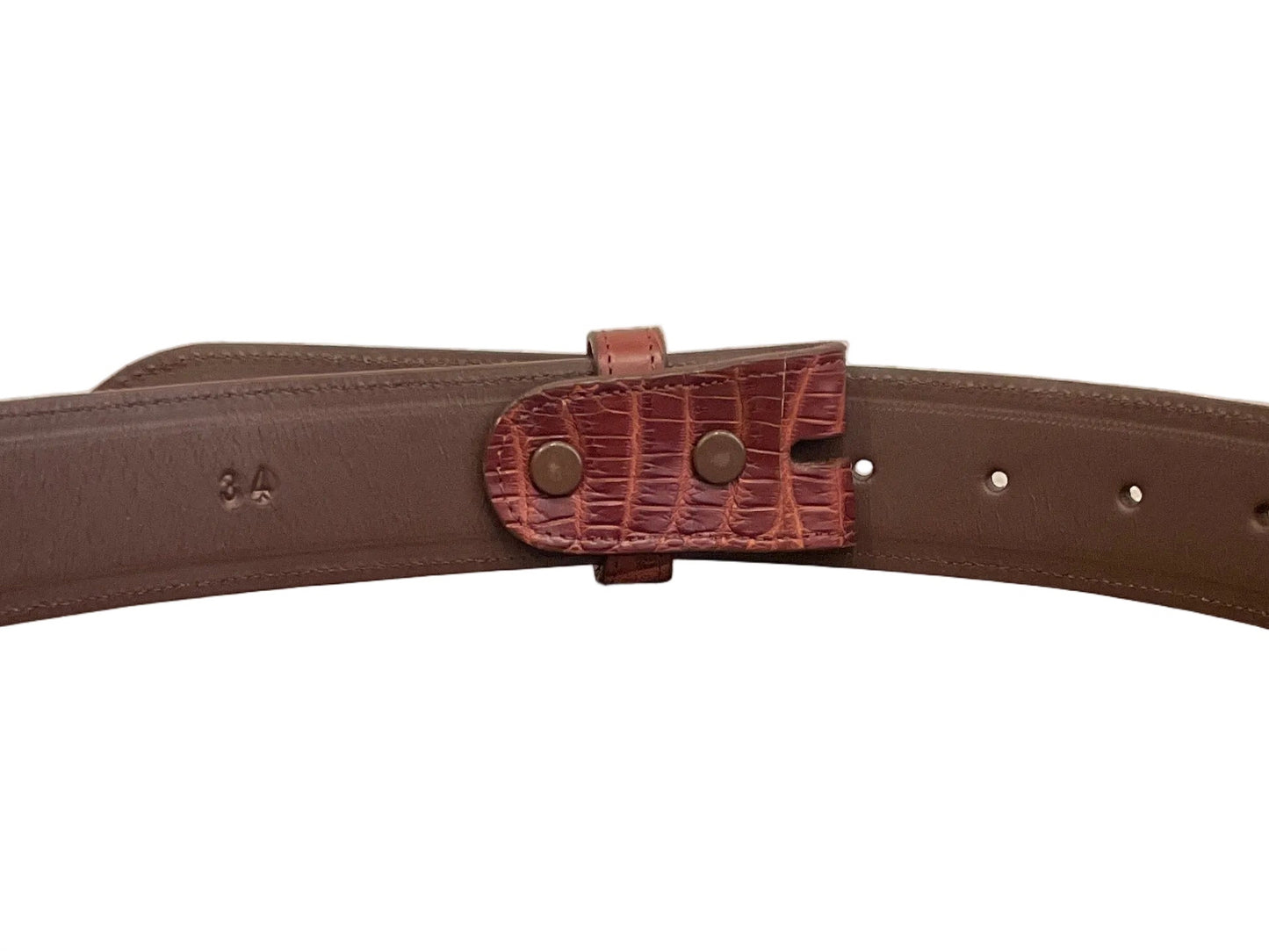 Gator Belly 1.5” Belt in Bourbon