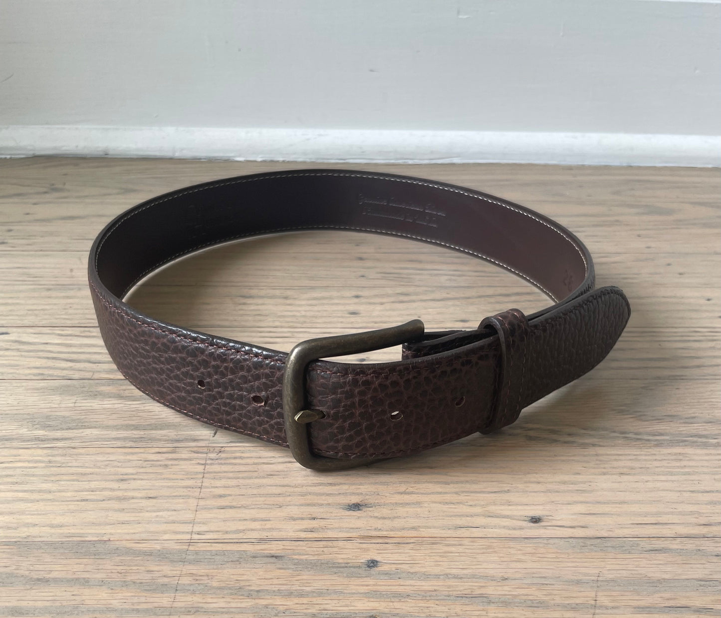 Chocolate Bison Belt