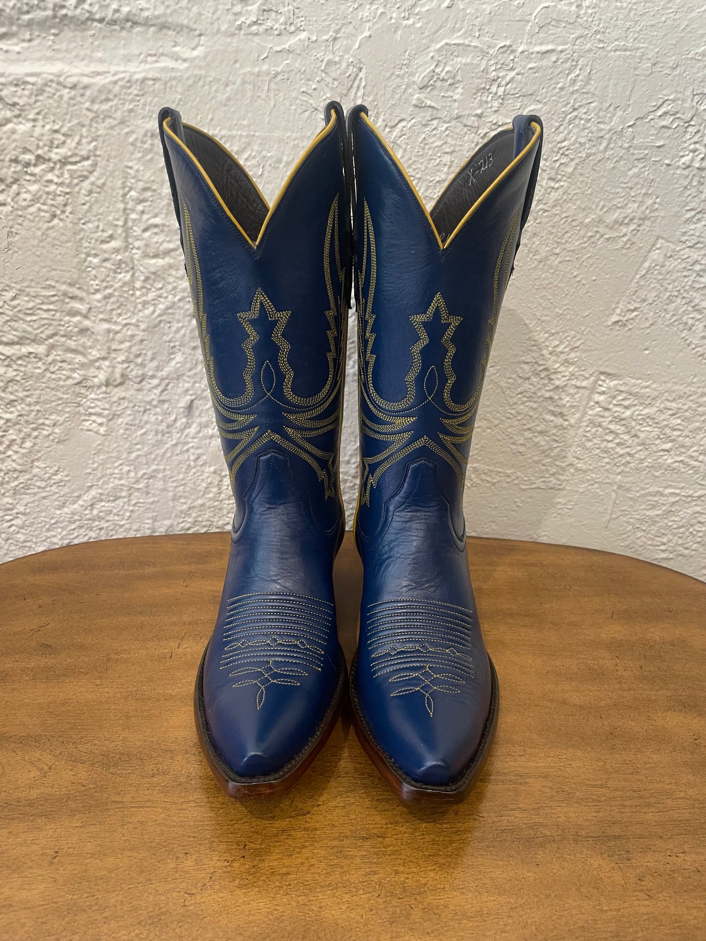 Calfskin Cowgirl in Royal Blue