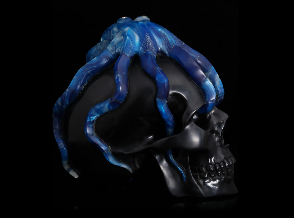 Octopus On Jet Skull