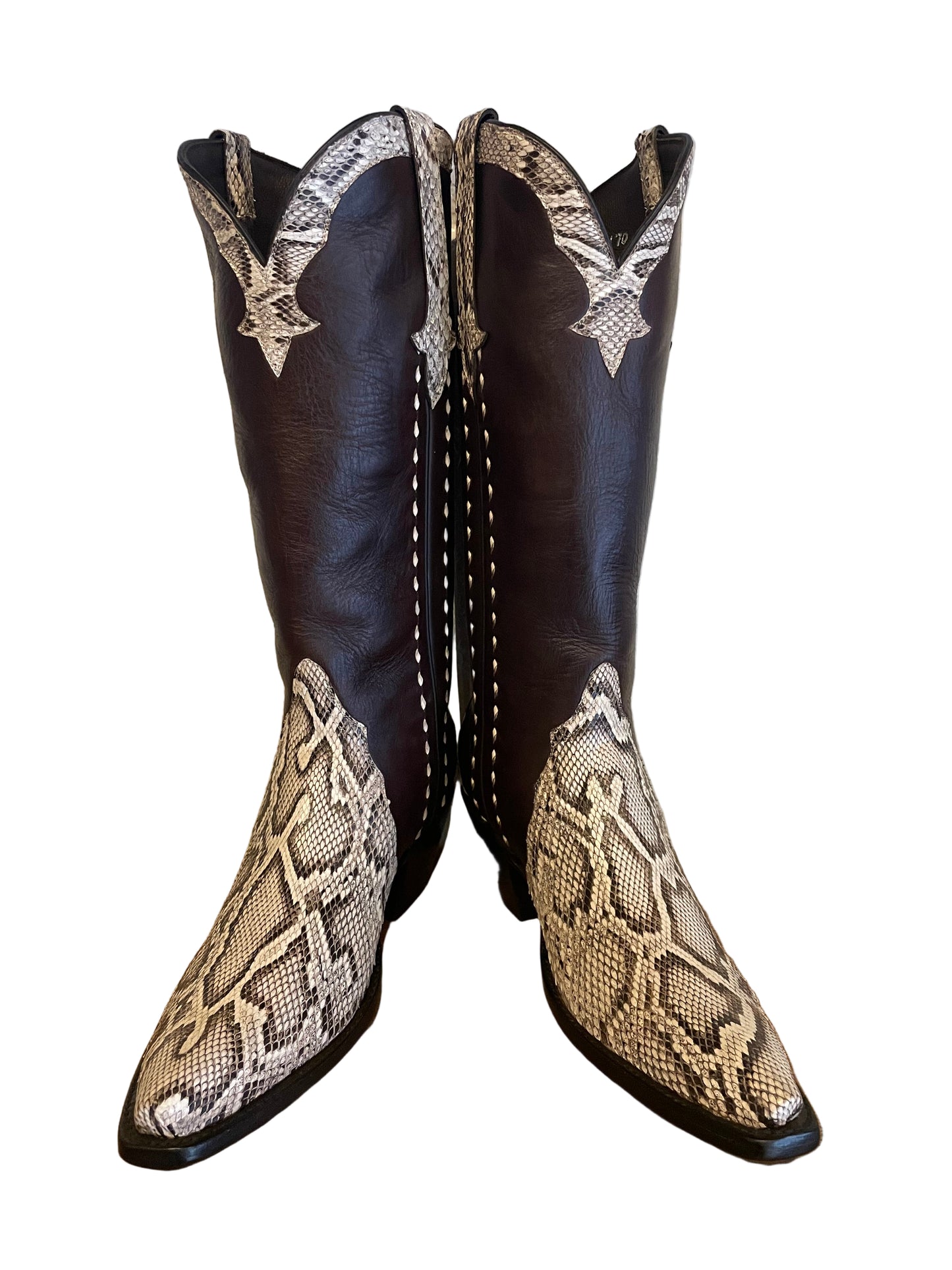 Everglades Python with Calfskin Cowgirl Gallegos