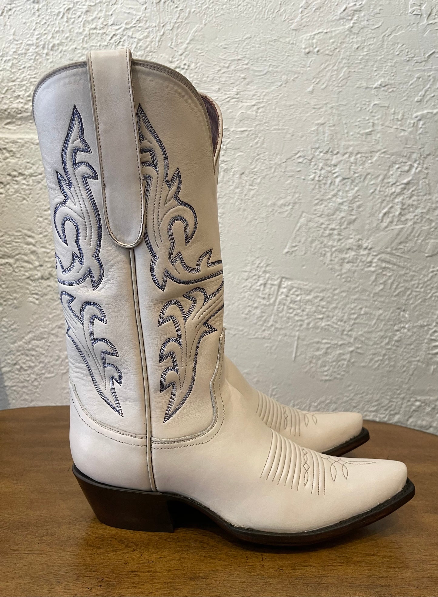 Calfskin Cowgirl in Blanc