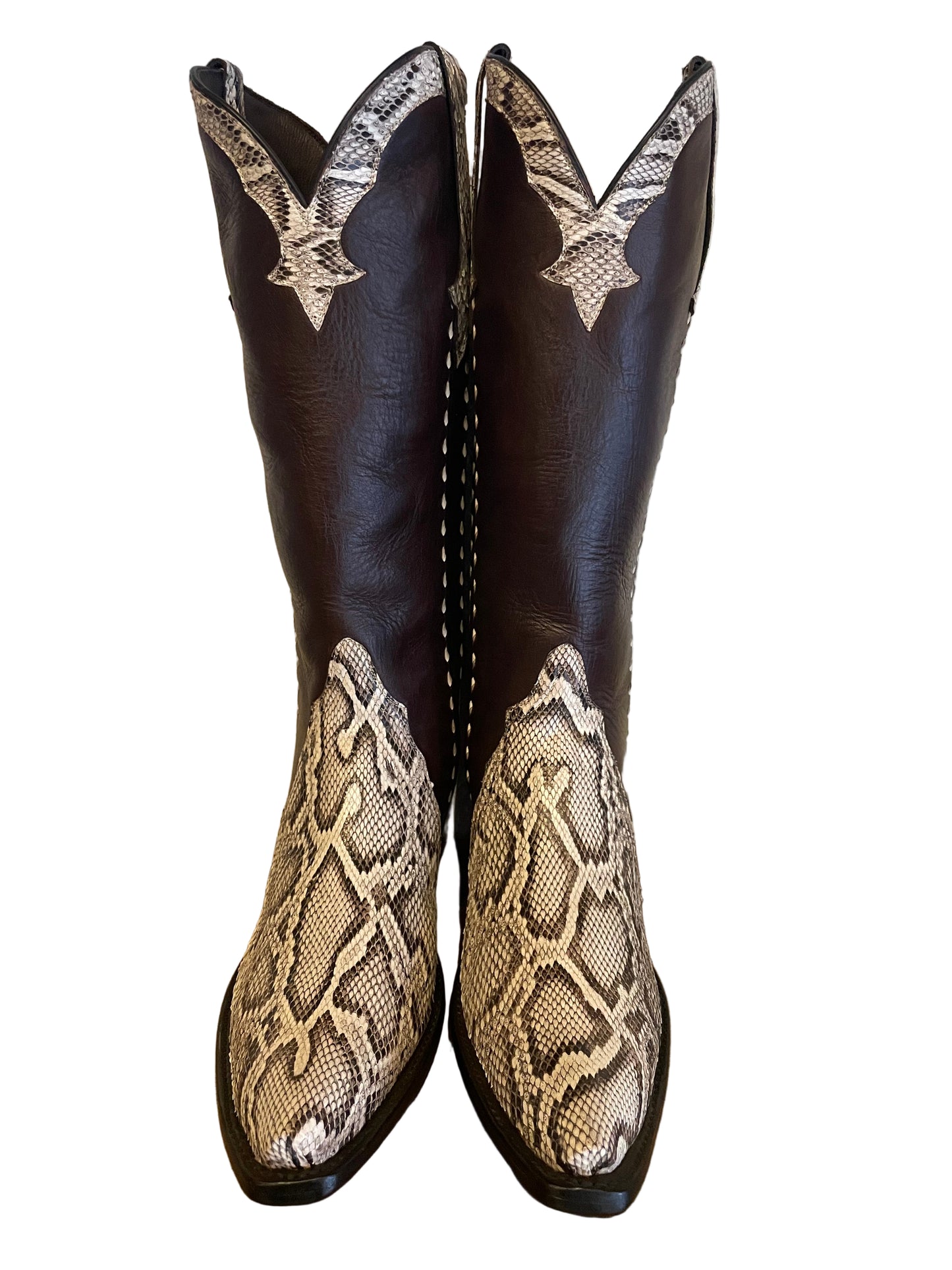 Everglades Python with Calfskin Cowgirl Gallegos