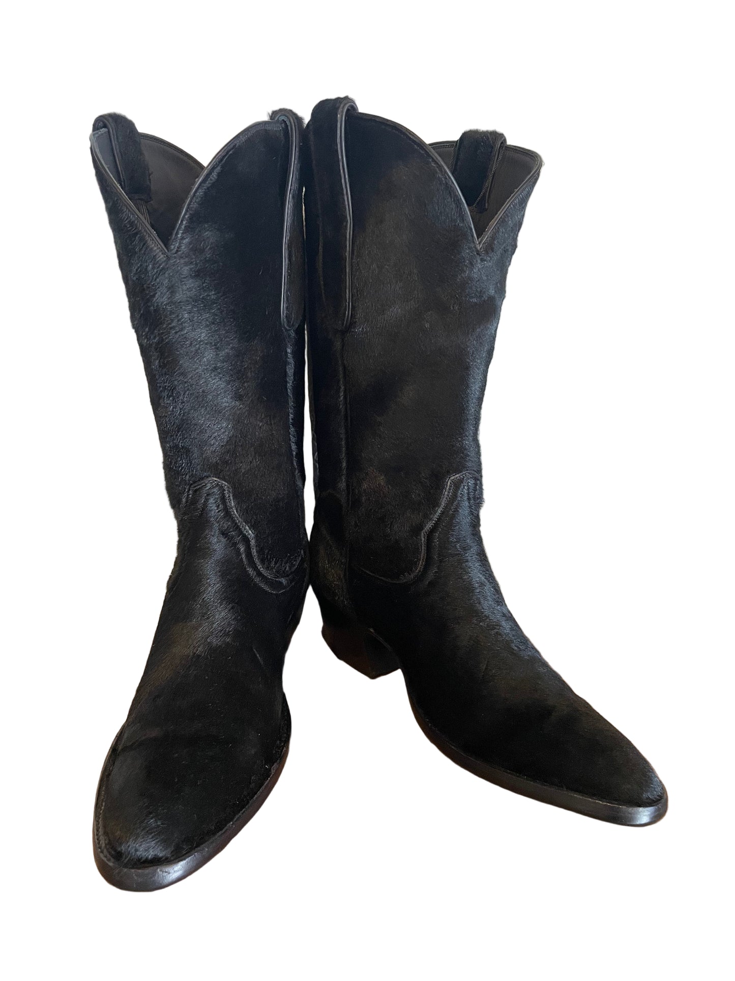 Hair-On Calf Cowgirl in Noir