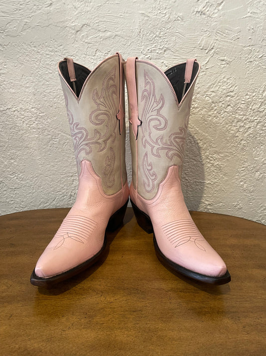 Cowgirl in Pink and Creme